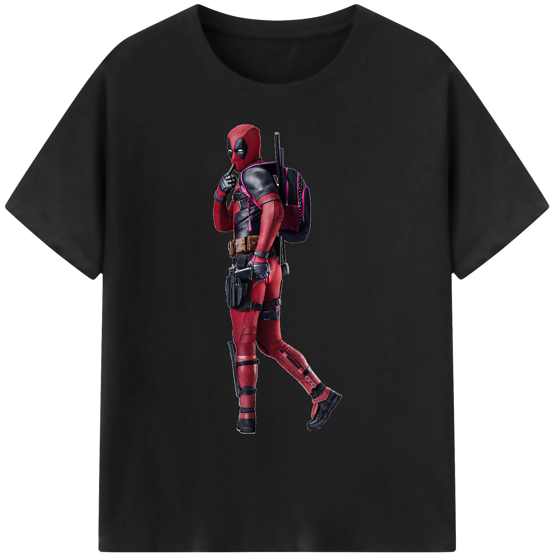 （画像用） Deadpool デッドプール 綿100％ メンズ半袖Tシャツ｜肌触りやわらか＆通気性