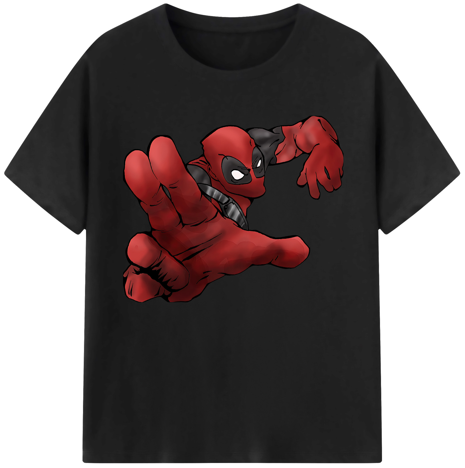 （画像用） Deadpool デッドプール 綿100％ メンズ半袖Tシャツ｜肌触りやわらか＆通気性