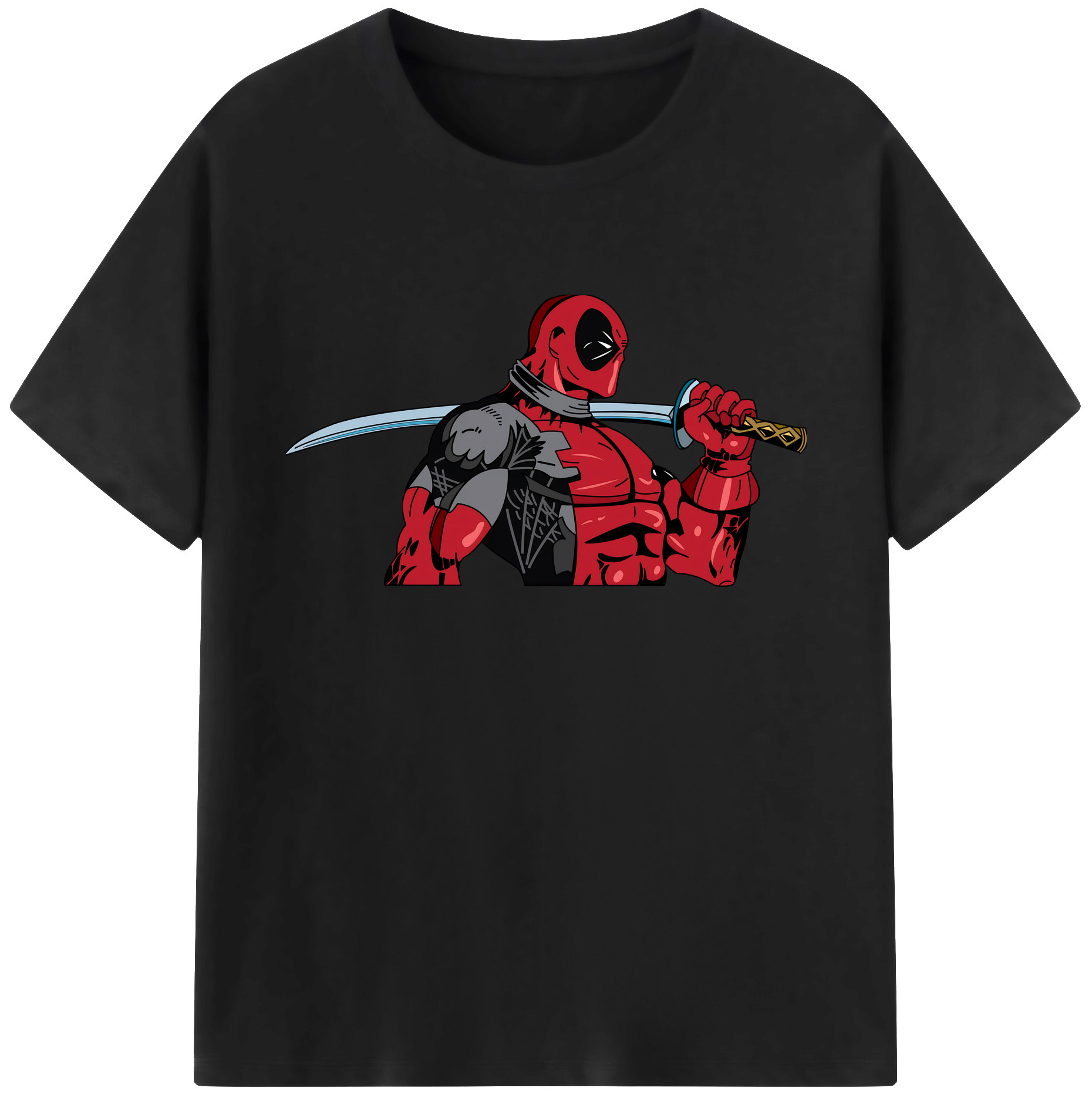 （画像用） Deadpool デッドプール 綿100％ メンズ半袖Tシャツ｜肌触りやわらか＆通気性