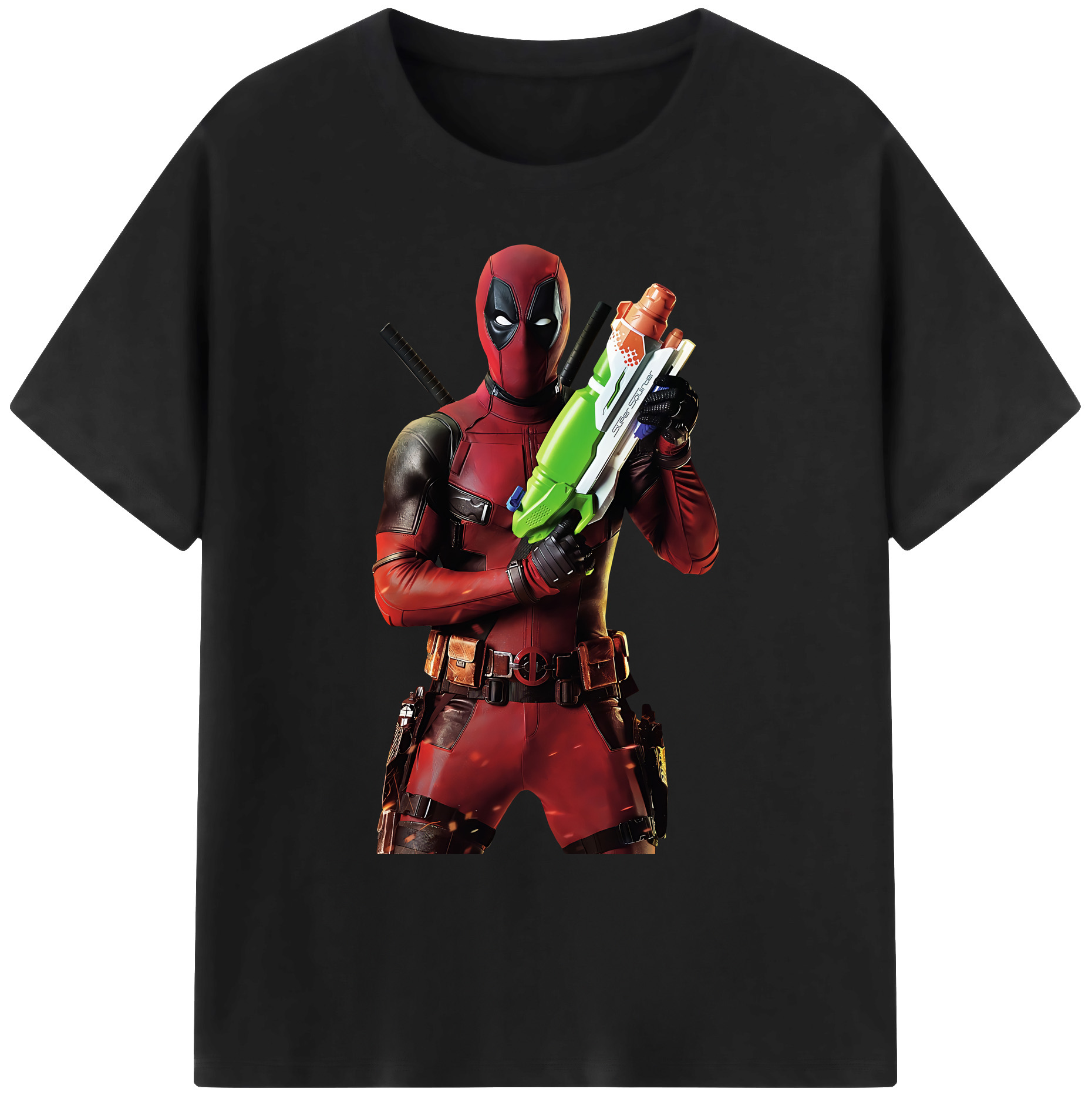 （画像用） Deadpool デッドプール 綿100％ メンズ半袖Tシャツ｜肌触りやわらか＆通気性