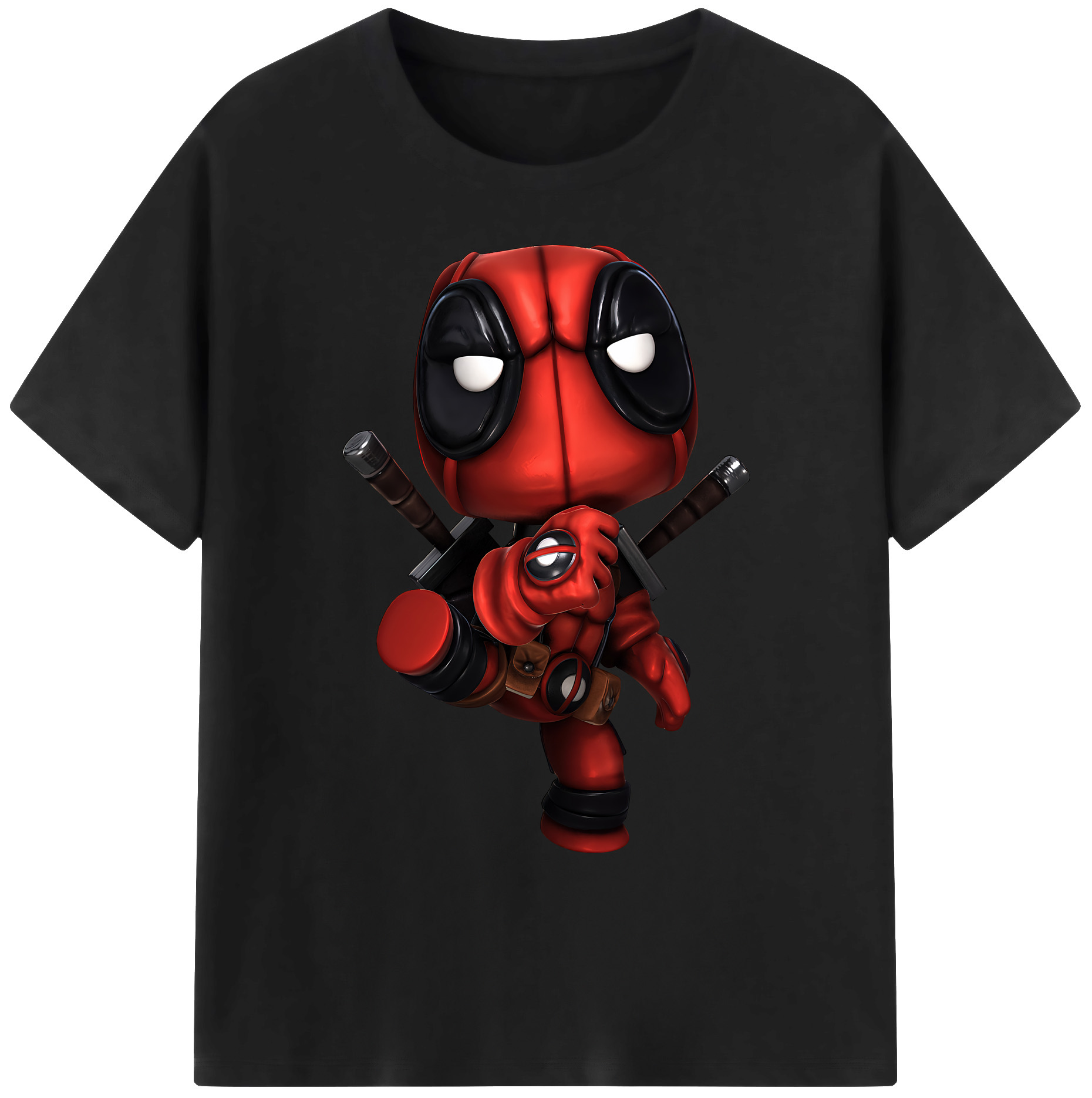 （画像用） Deadpool デッドプール 綿100％ メンズ半袖Tシャツ｜肌触りやわらか＆通気性