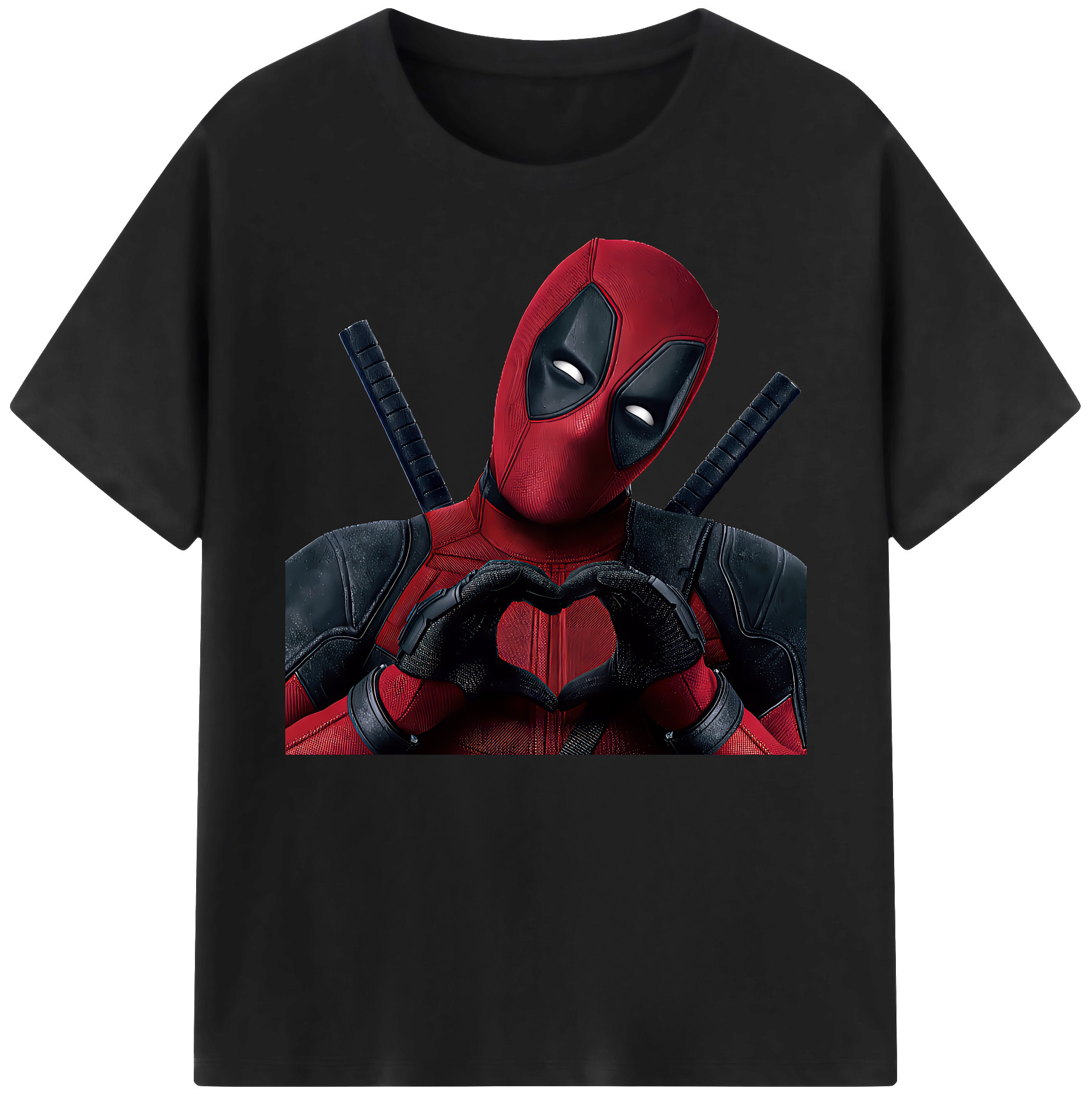 （画像用） Deadpool デッドプール 綿100％ メンズ半袖Tシャツ｜肌触りやわらか＆通気性