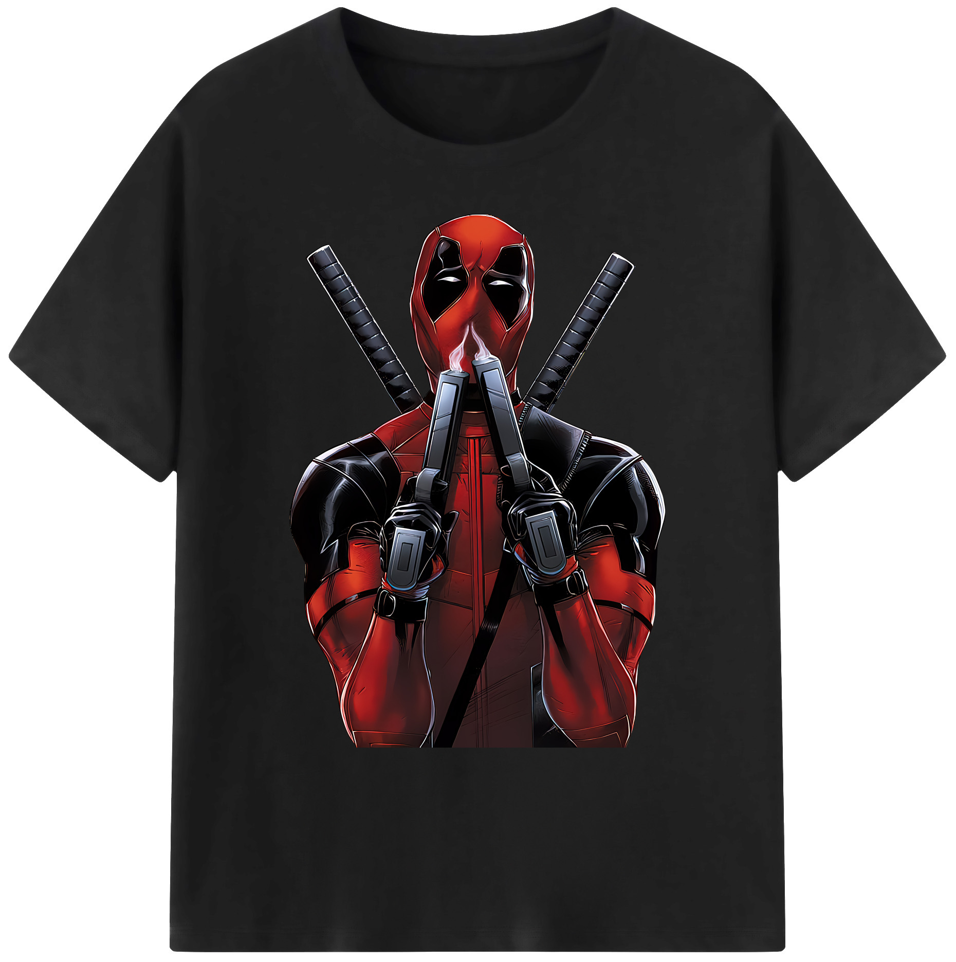 （画像用） Deadpool デッドプール 綿100％ メンズ半袖Tシャツ｜肌触りやわらか＆通気性