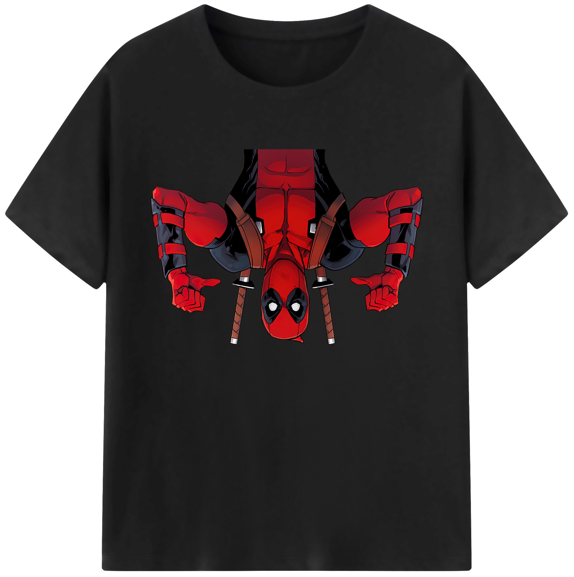 （画像用） Deadpool デッドプール 綿100％ メンズ半袖Tシャツ｜肌触りやわらか＆通気性