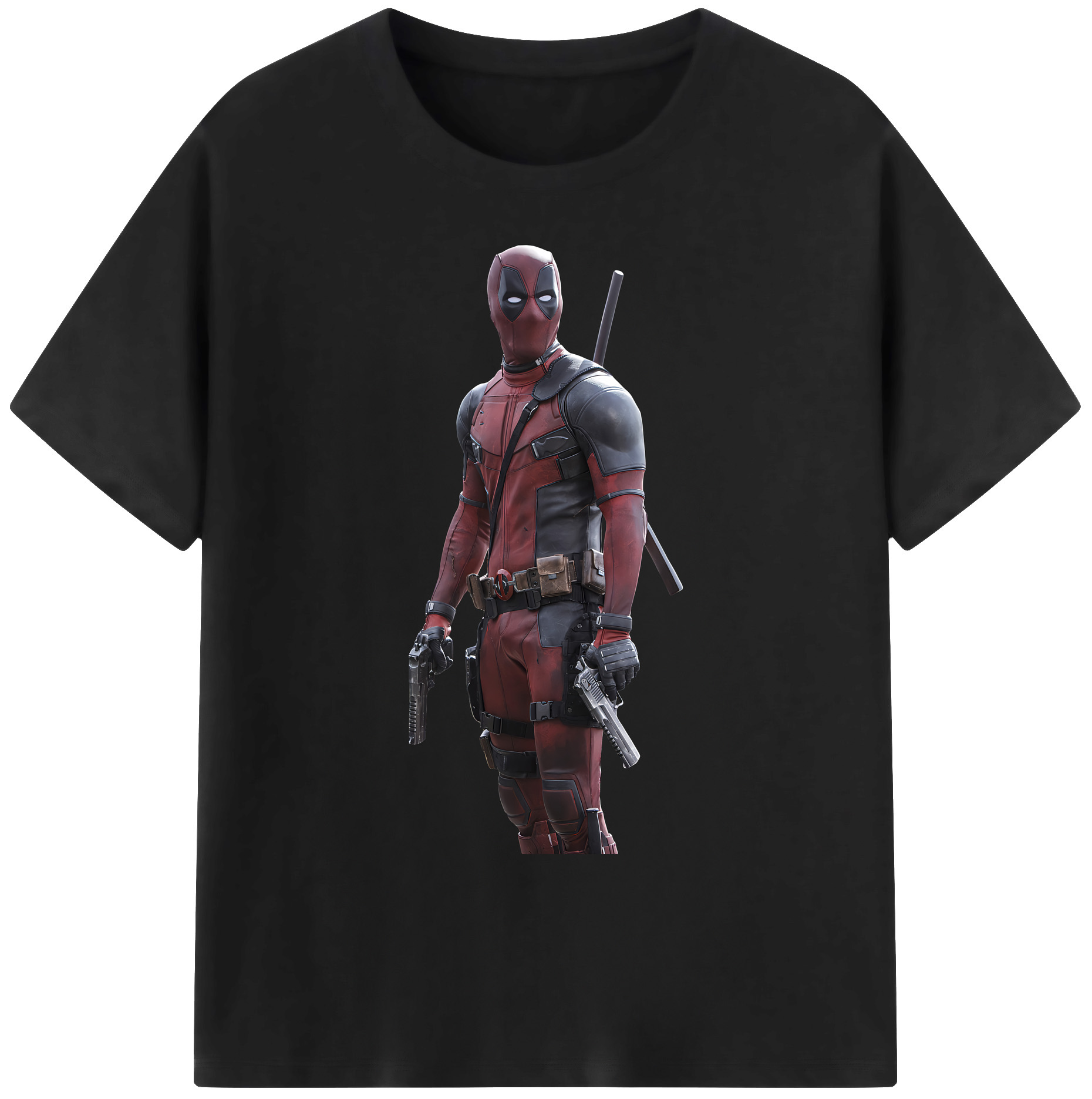 （画像用） Deadpool デッドプール 綿100％ メンズ半袖Tシャツ｜肌触りやわらか＆通気性