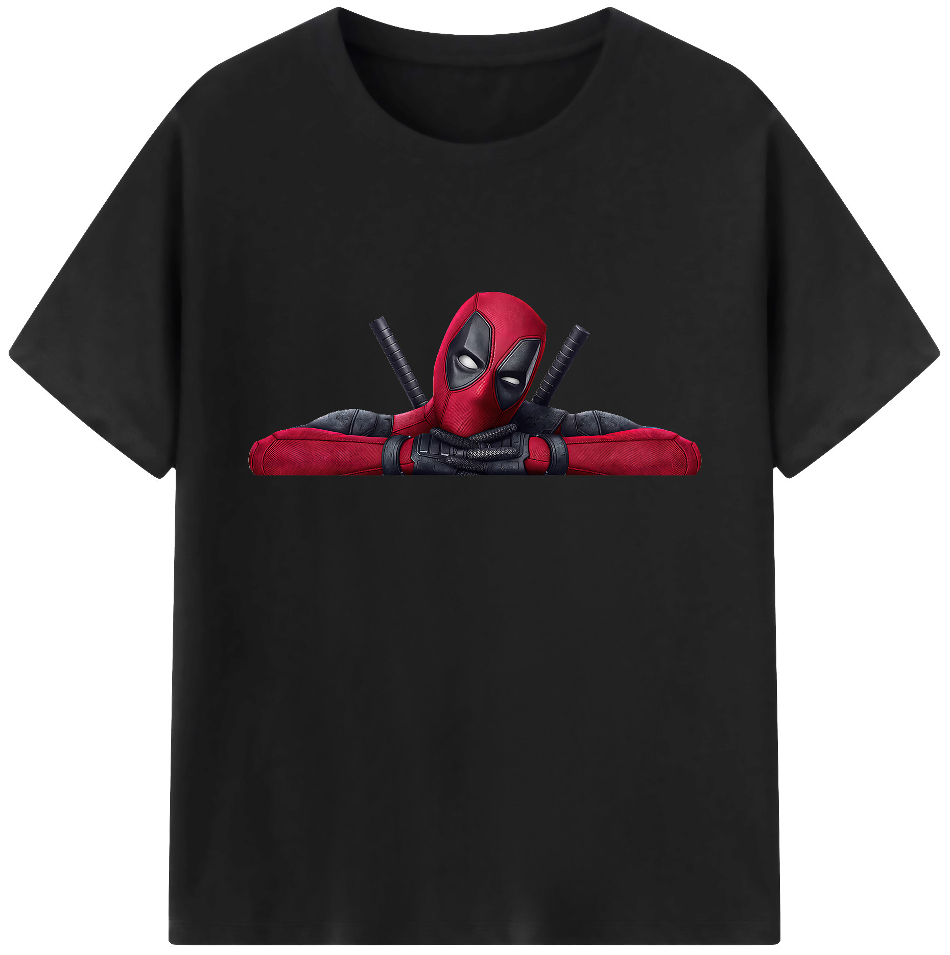（画像用） Deadpool デッドプール 綿100％ メンズ半袖Tシャツ｜肌触りやわらか＆通気性