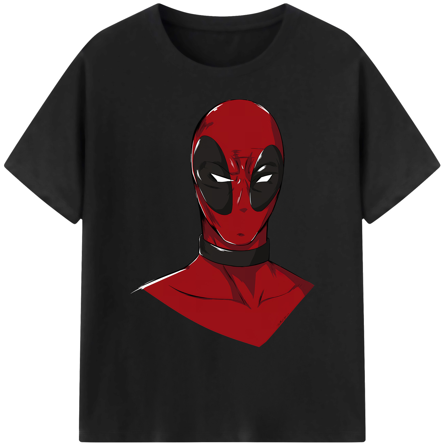（画像用） Deadpool デッドプール 綿100％ メンズ半袖Tシャツ｜肌触りやわらか＆通気性