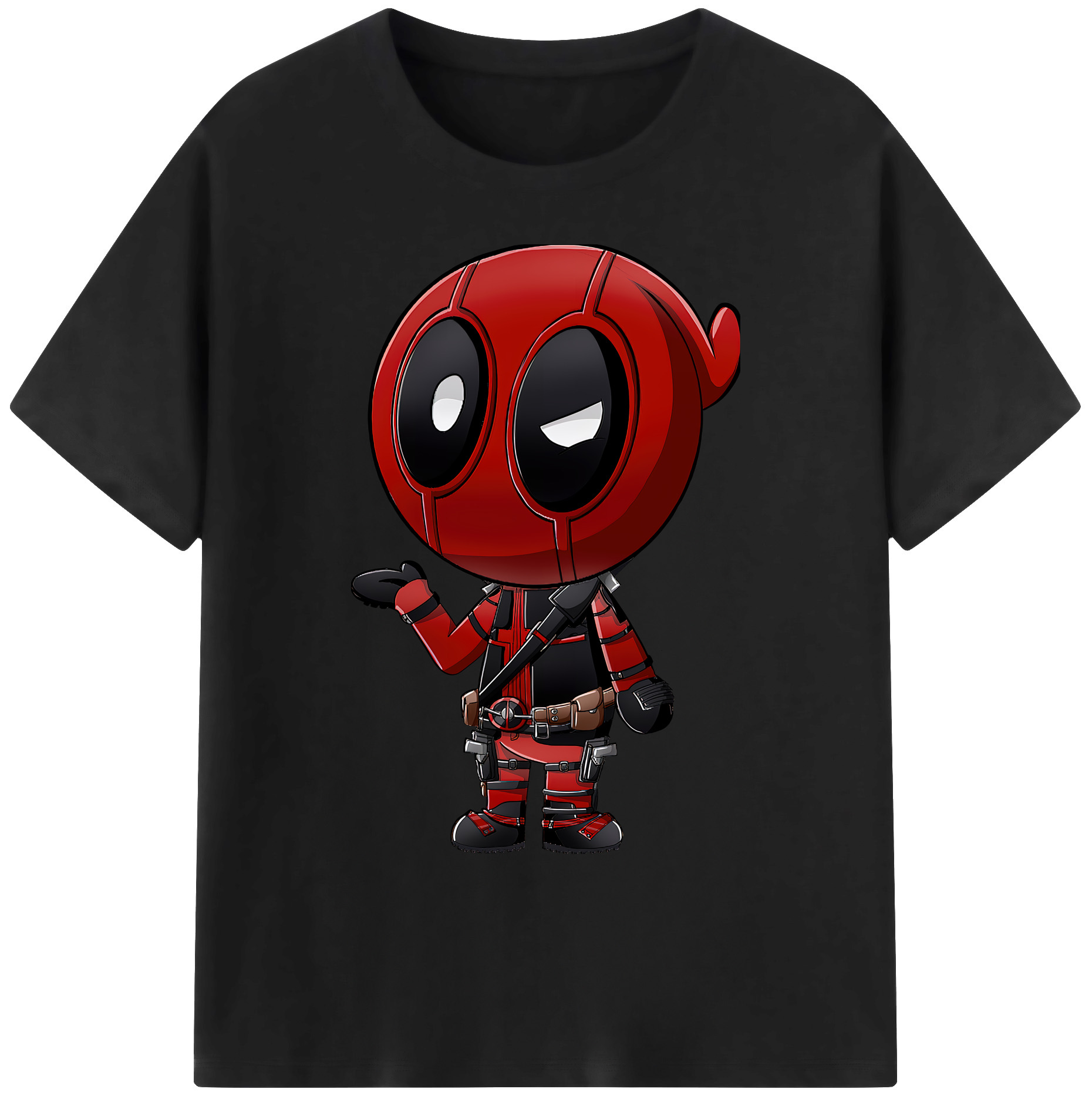 （画像用） Deadpool デッドプール 綿100％ メンズ半袖Tシャツ｜肌触りやわらか＆通気性