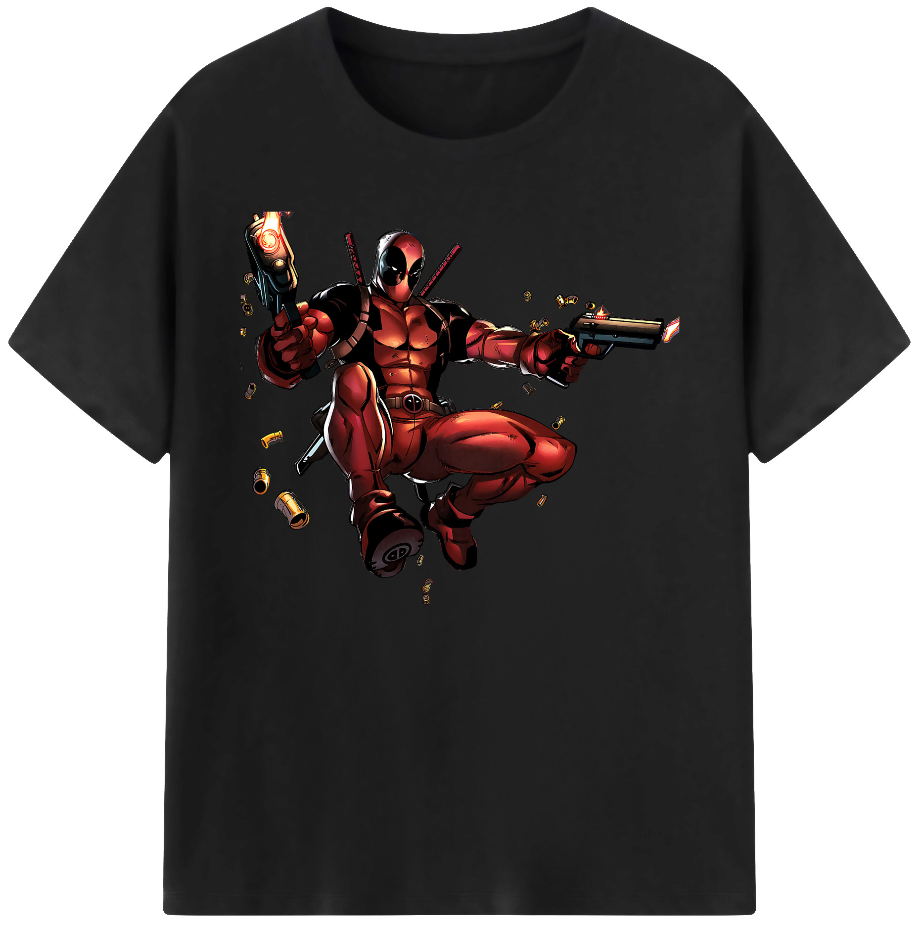 （画像用） Deadpool デッドプール 綿100％ メンズ半袖Tシャツ｜肌触りやわらか＆通気性