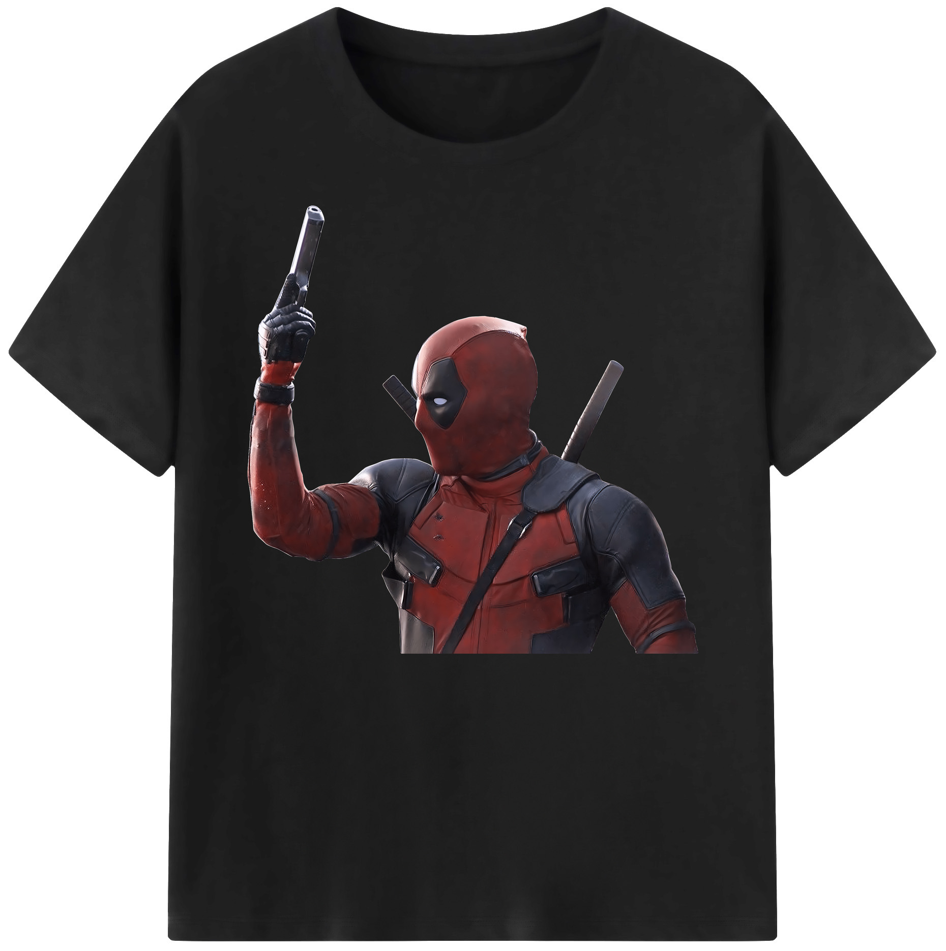 （画像用） Deadpool デッドプール 綿100％ メンズ半袖Tシャツ｜肌触りやわらか＆通気性