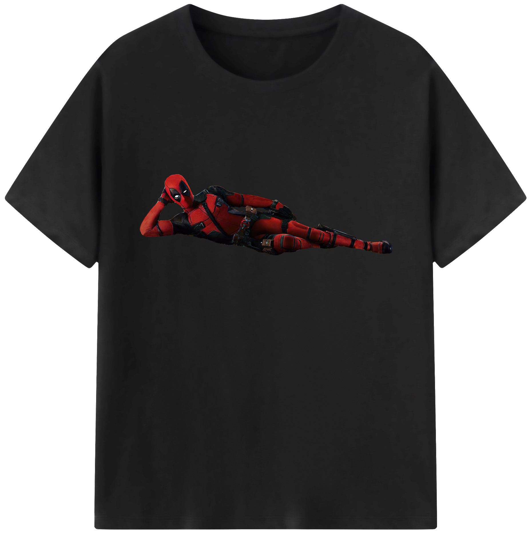 （画像用） Deadpool デッドプール 綿100％ メンズ半袖Tシャツ｜肌触りやわらか＆通気性