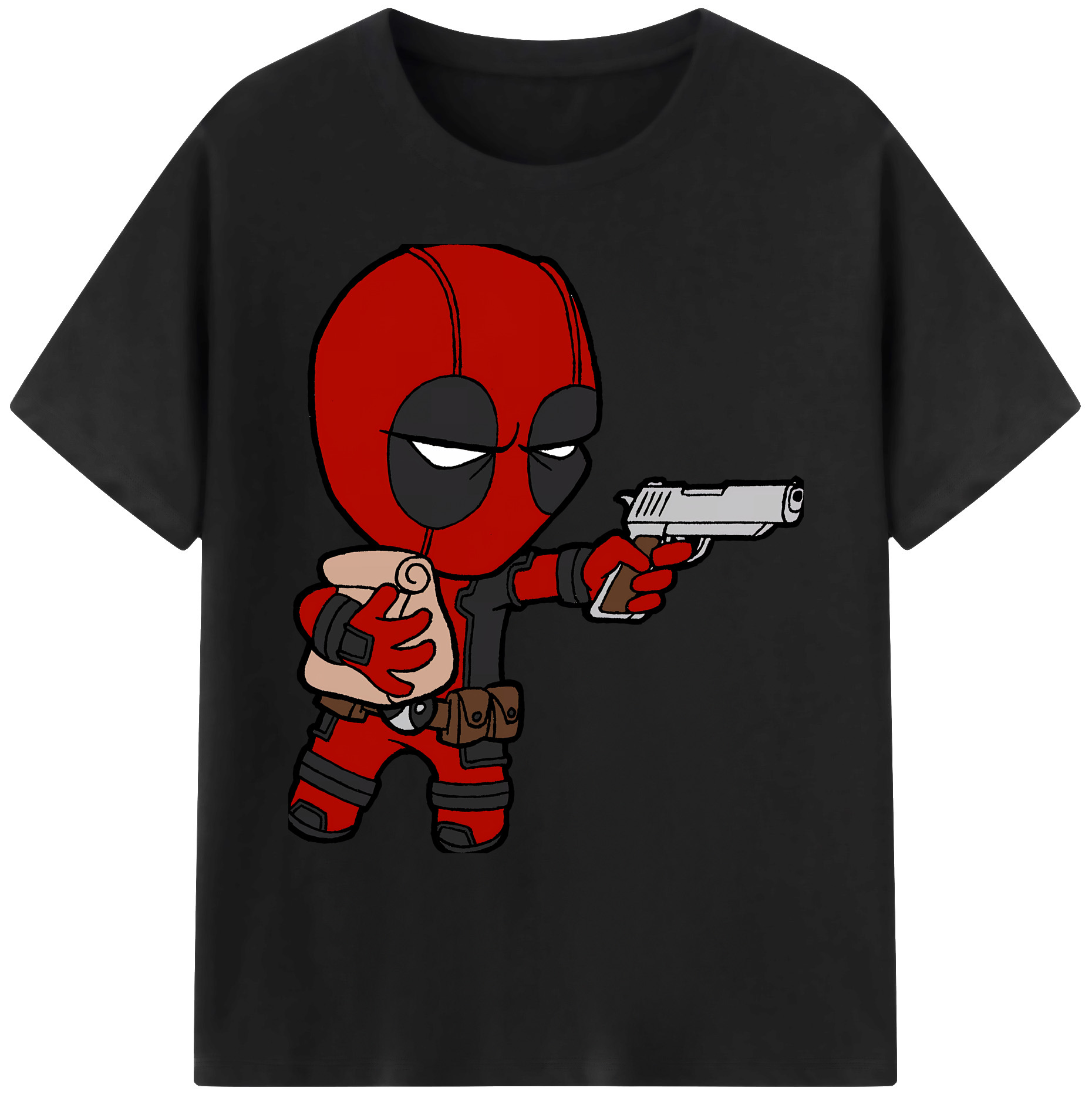（画像用） Deadpool デッドプール 綿100％ メンズ半袖Tシャツ｜肌触りやわらか＆通気性