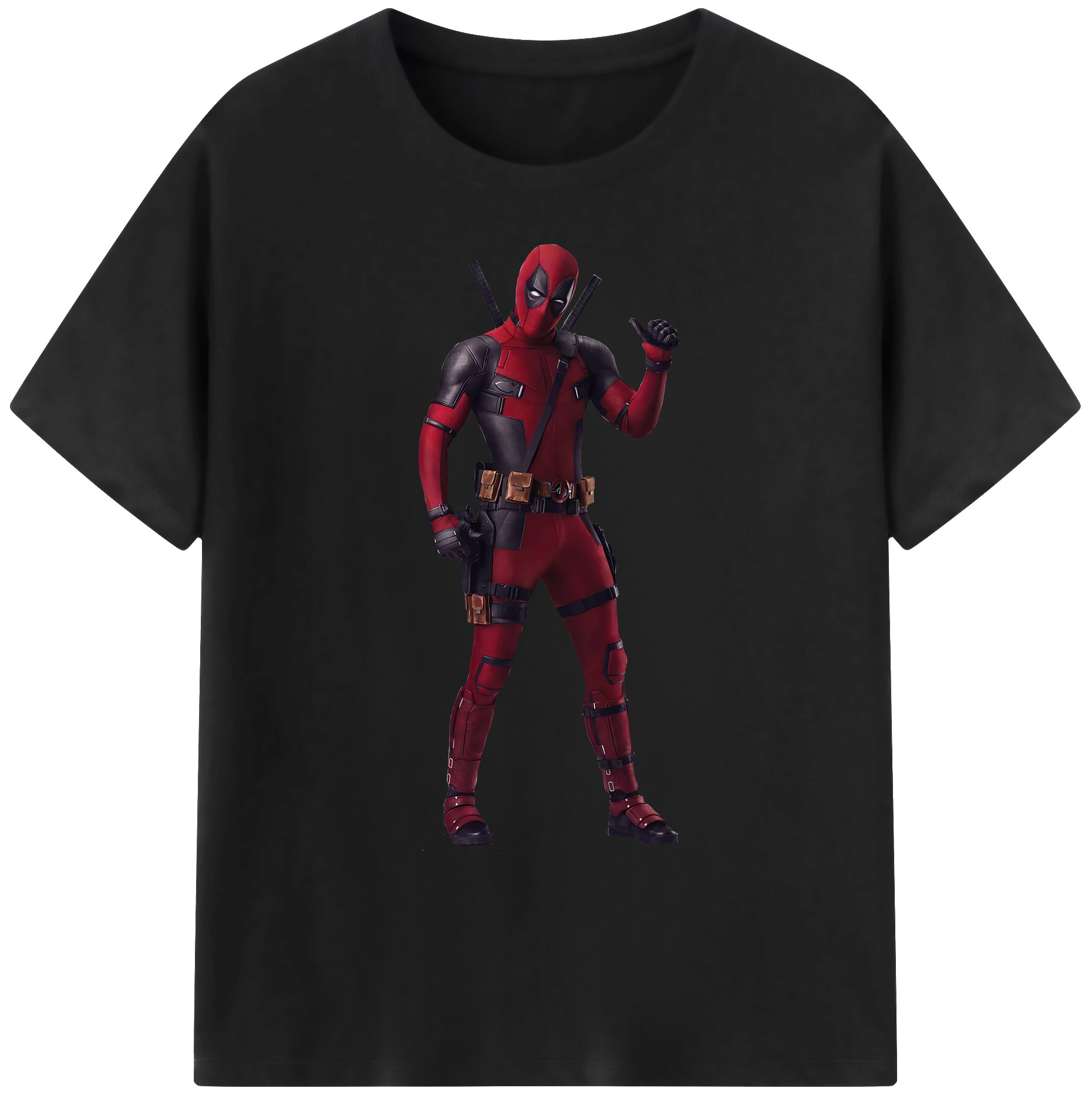 （画像用） Deadpool デッドプール 綿100％ メンズ半袖Tシャツ｜肌触りやわらか＆通気性