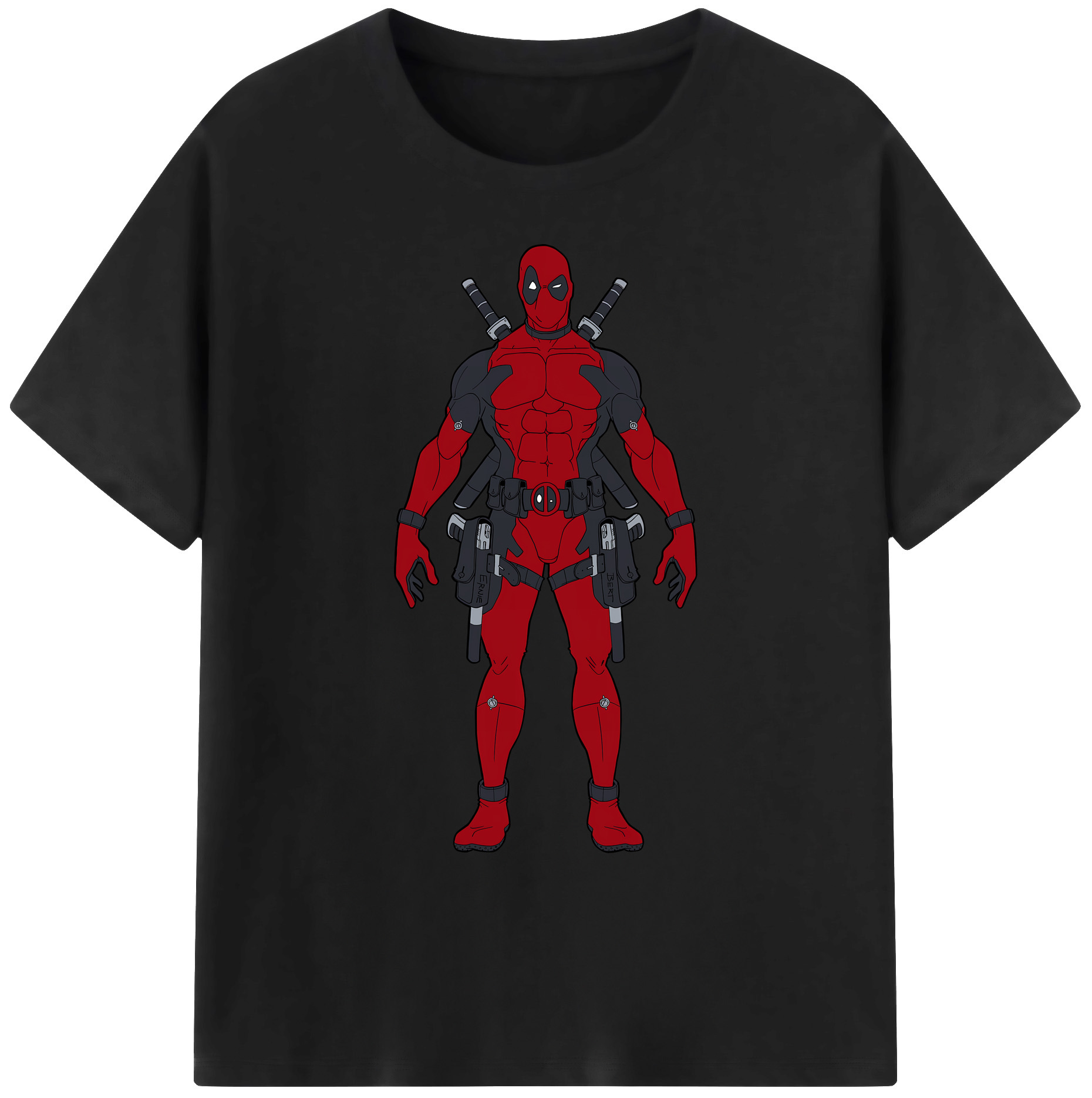 （画像用） Deadpool デッドプール 綿100％ メンズ半袖Tシャツ｜肌触りやわらか＆通気性