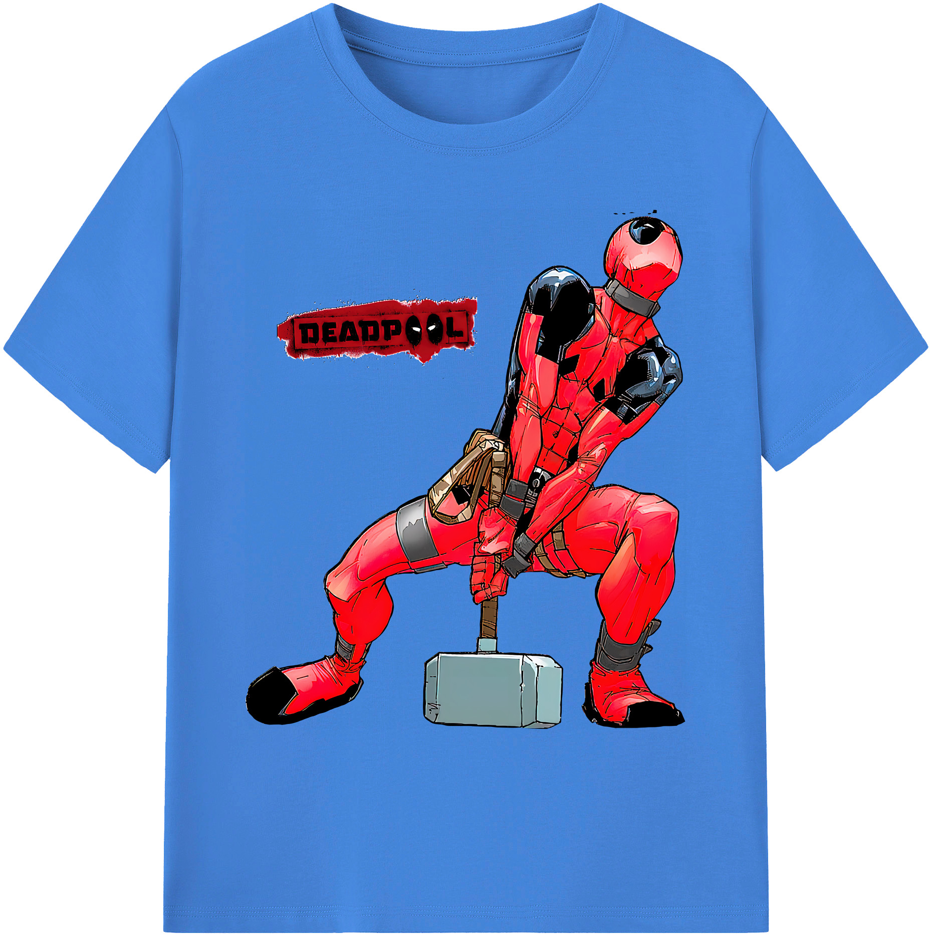 （画像用） Deadpool デッドプール 綿100％ メンズ半袖Tシャツ｜肌触りやわらか＆通気性