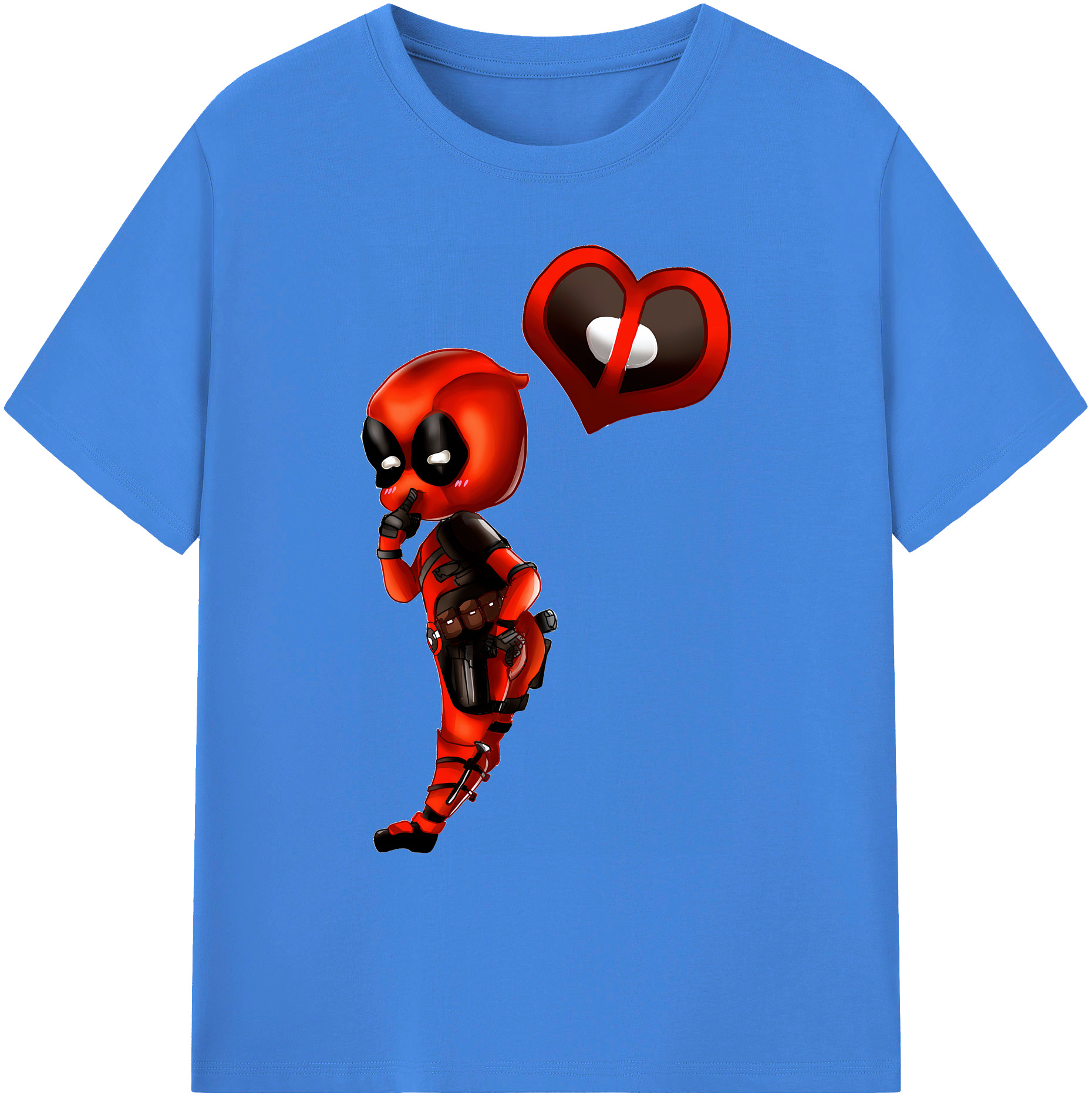 （画像用） Deadpool デッドプール 綿100％ メンズ半袖Tシャツ｜肌触りやわらか＆通気性