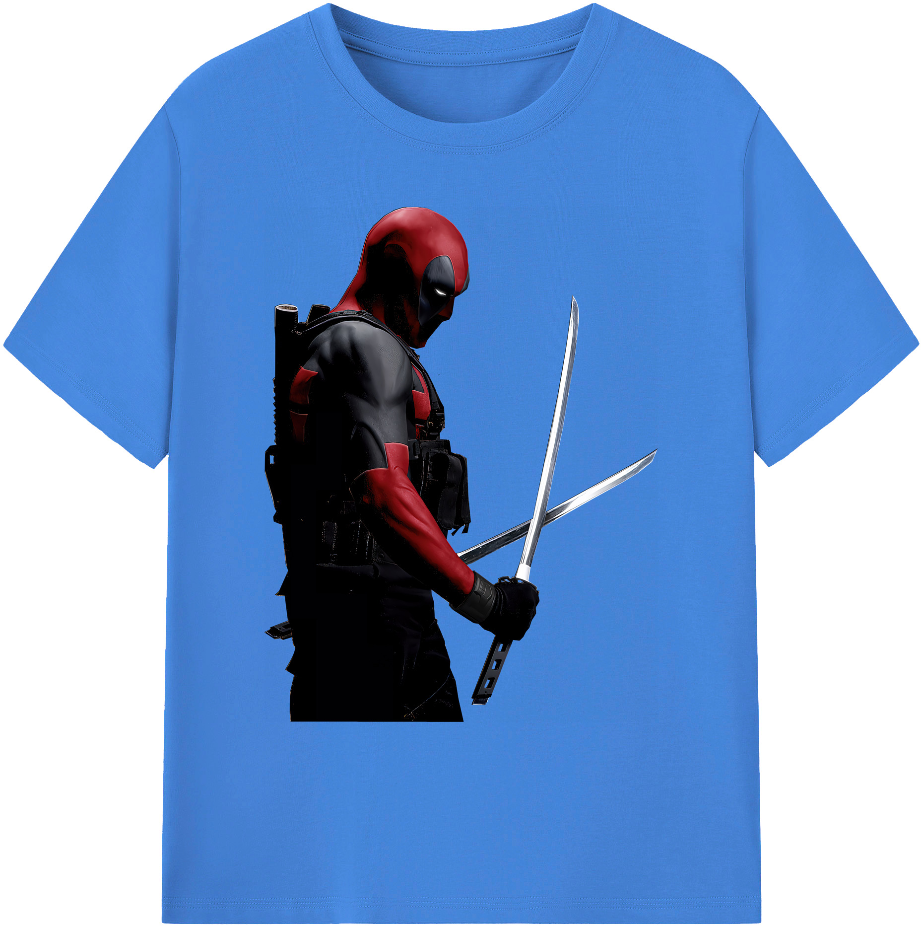 （画像用） Deadpool デッドプール 綿100％ メンズ半袖Tシャツ｜肌触りやわらか＆通気性
