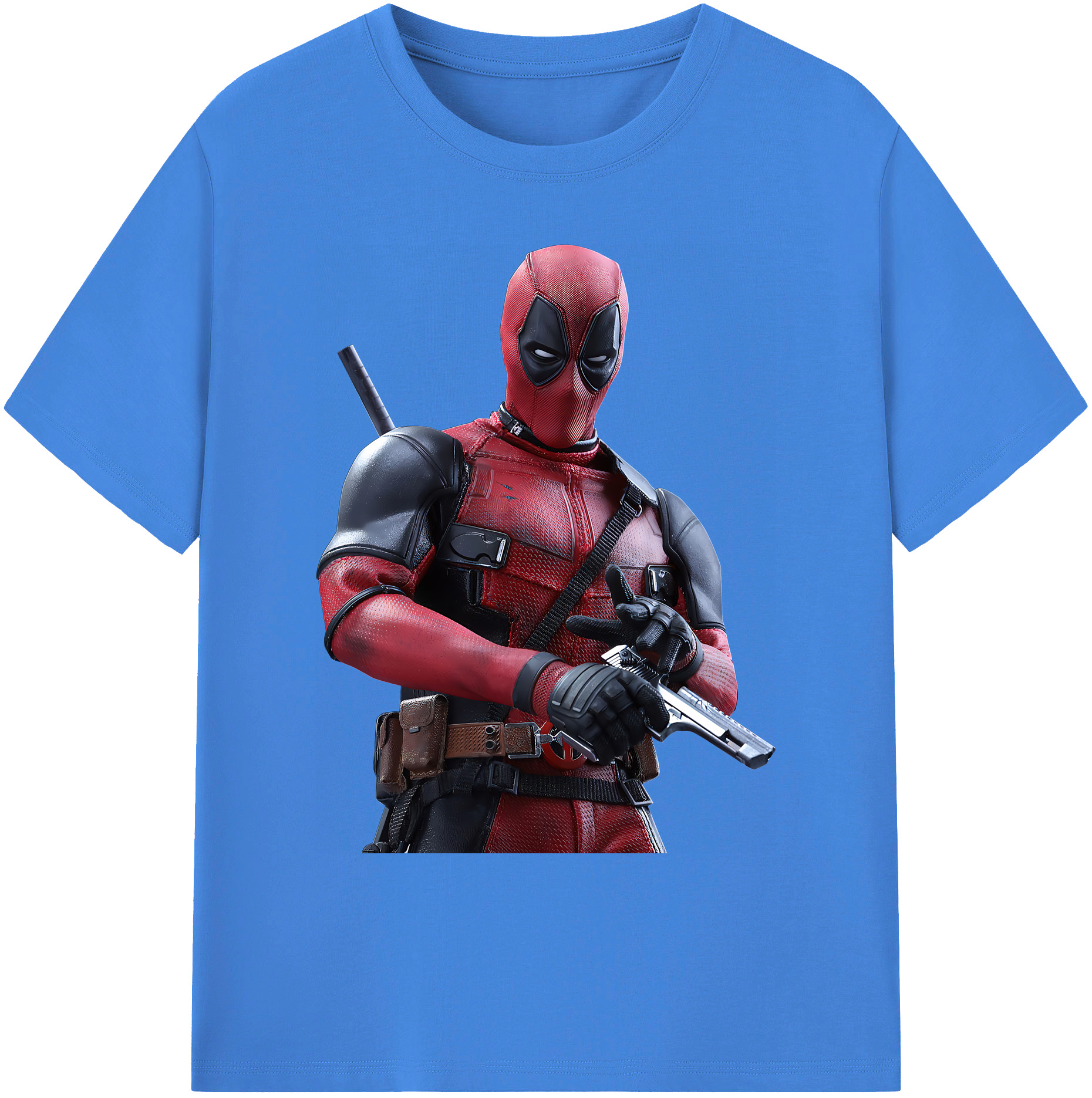 （画像用） Deadpool デッドプール 綿100％ メンズ半袖Tシャツ｜肌触りやわらか＆通気性