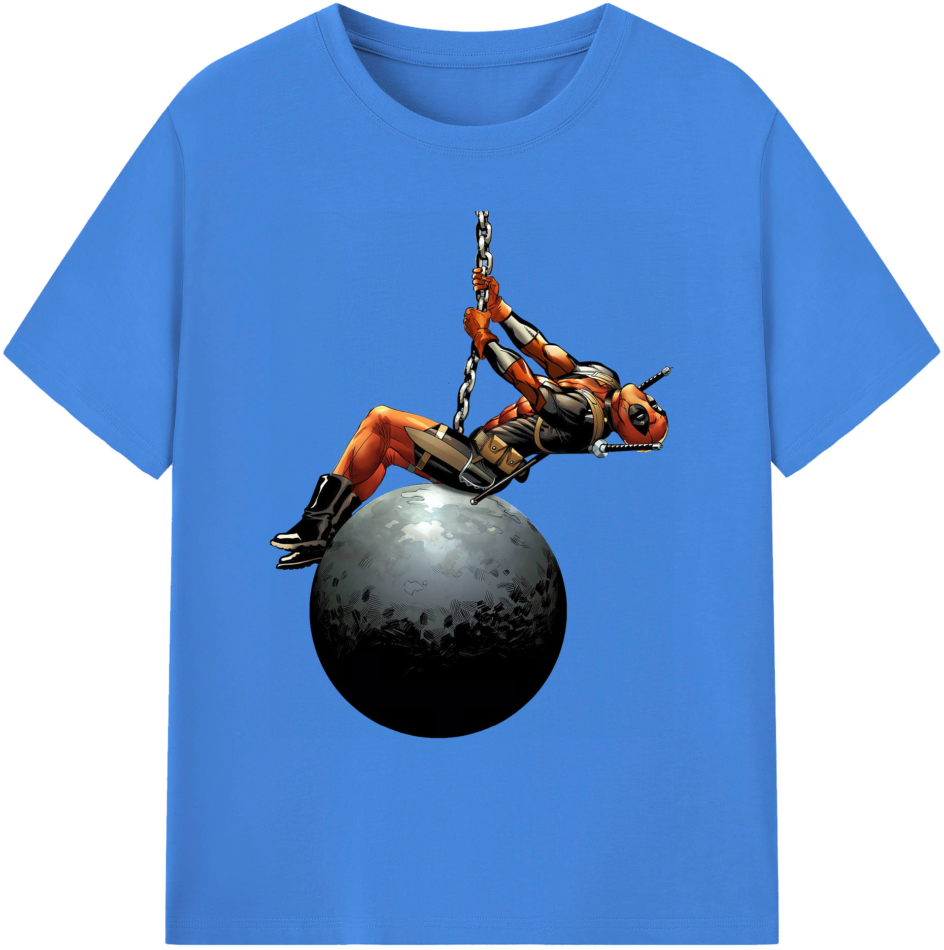 （画像用） Deadpool デッドプール 綿100％ メンズ半袖Tシャツ｜肌触りやわらか＆通気性