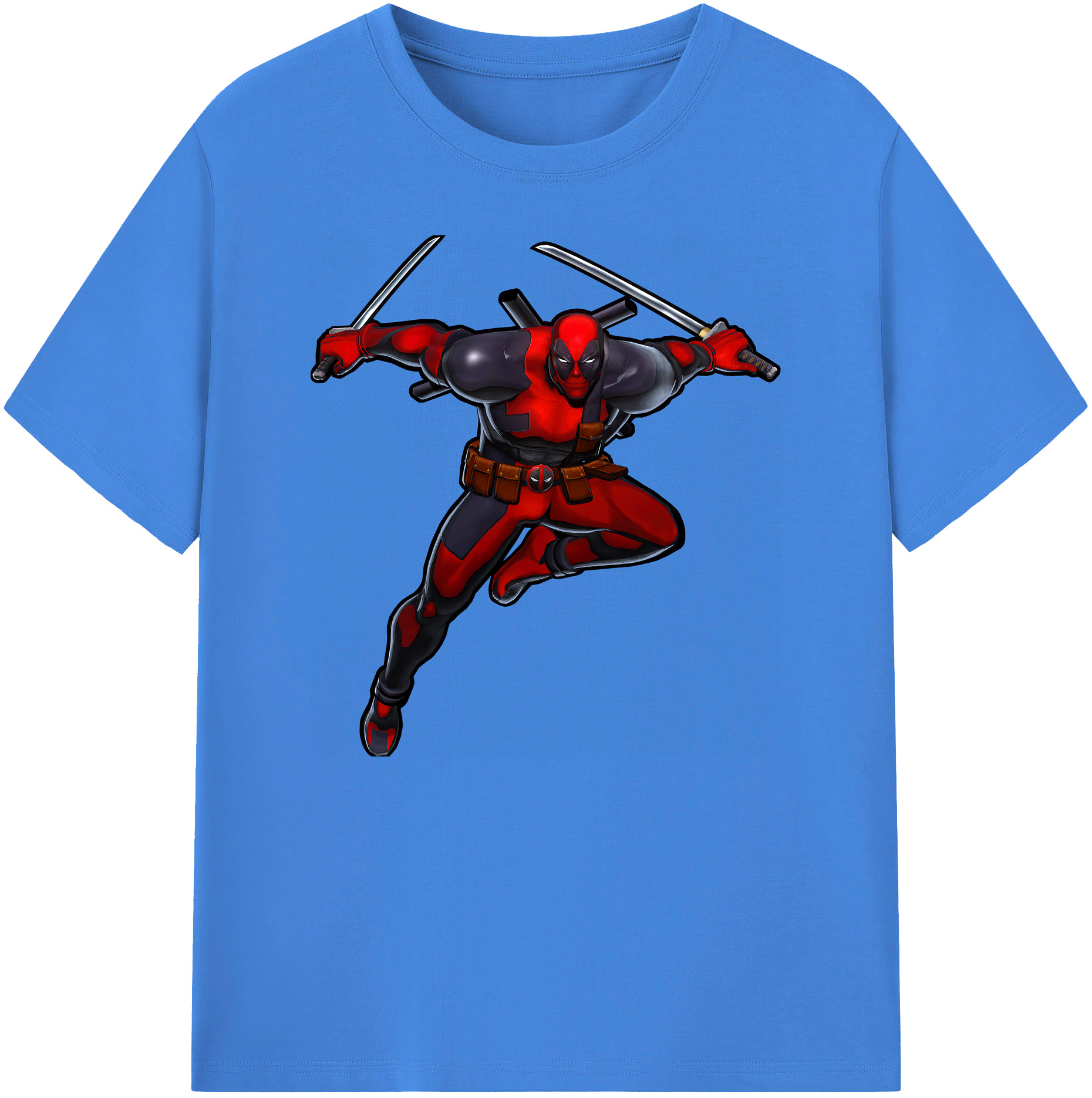 （画像用） Deadpool デッドプール 綿100％ メンズ半袖Tシャツ｜肌触りやわらか＆通気性