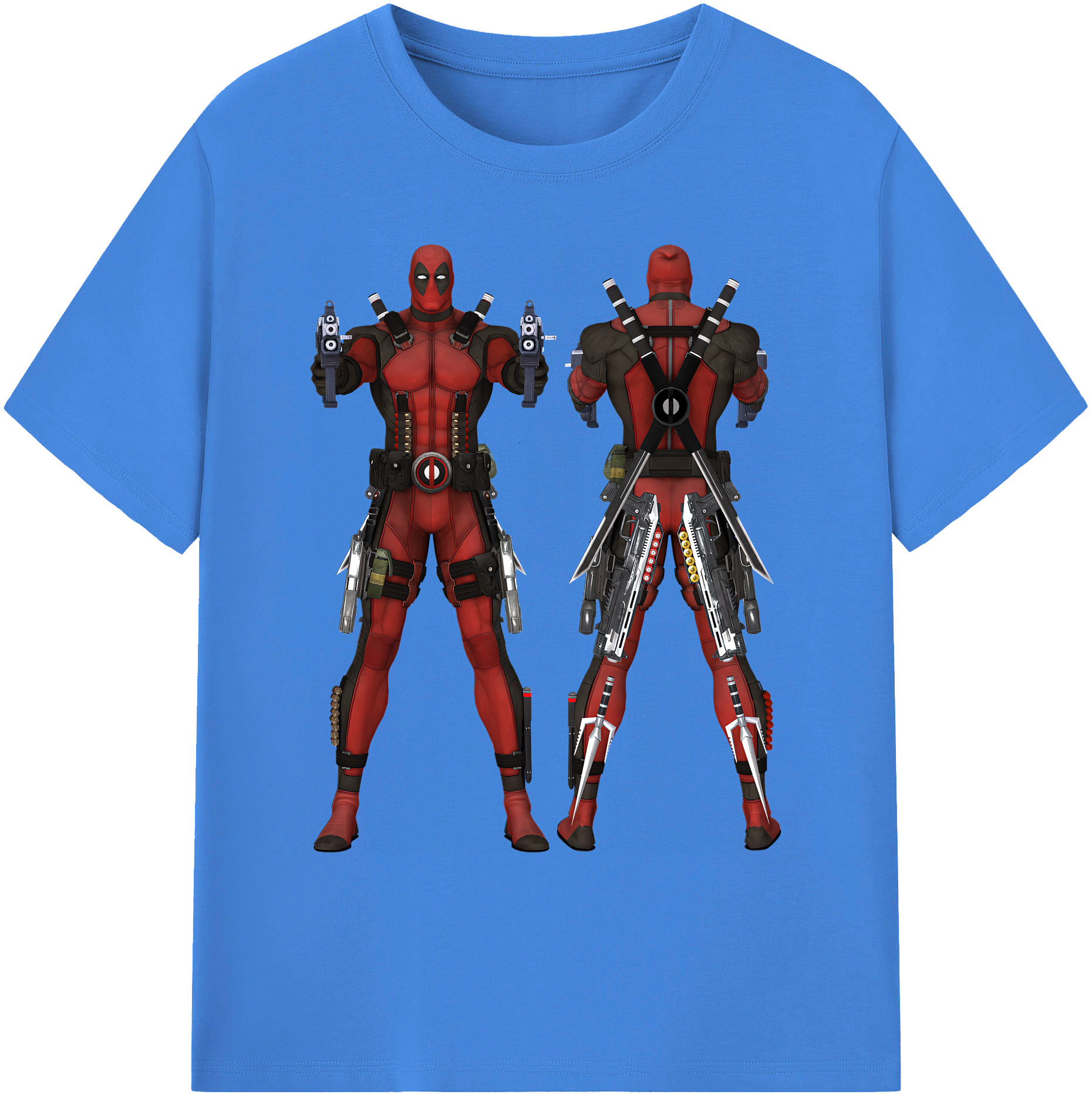 （画像用） Deadpool デッドプール 綿100％ メンズ半袖Tシャツ｜肌触りやわらか＆通気性