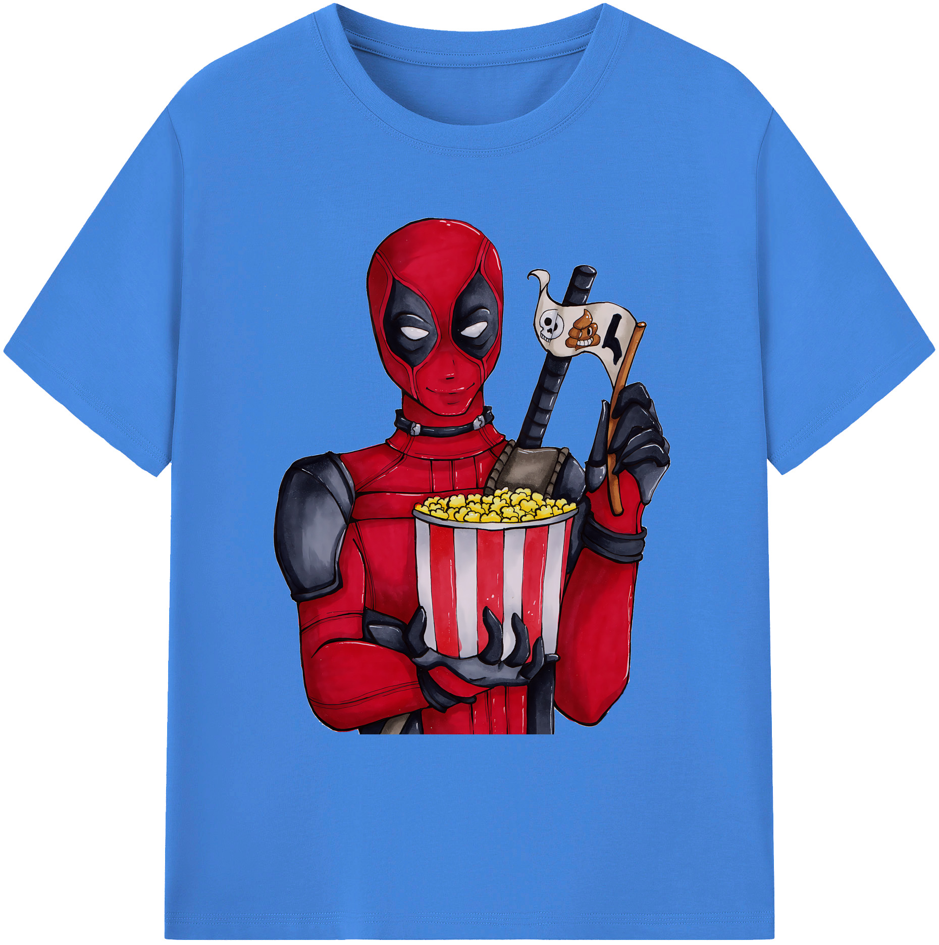 （画像用） Deadpool デッドプール 綿100％ メンズ半袖Tシャツ｜肌触りやわらか＆通気性