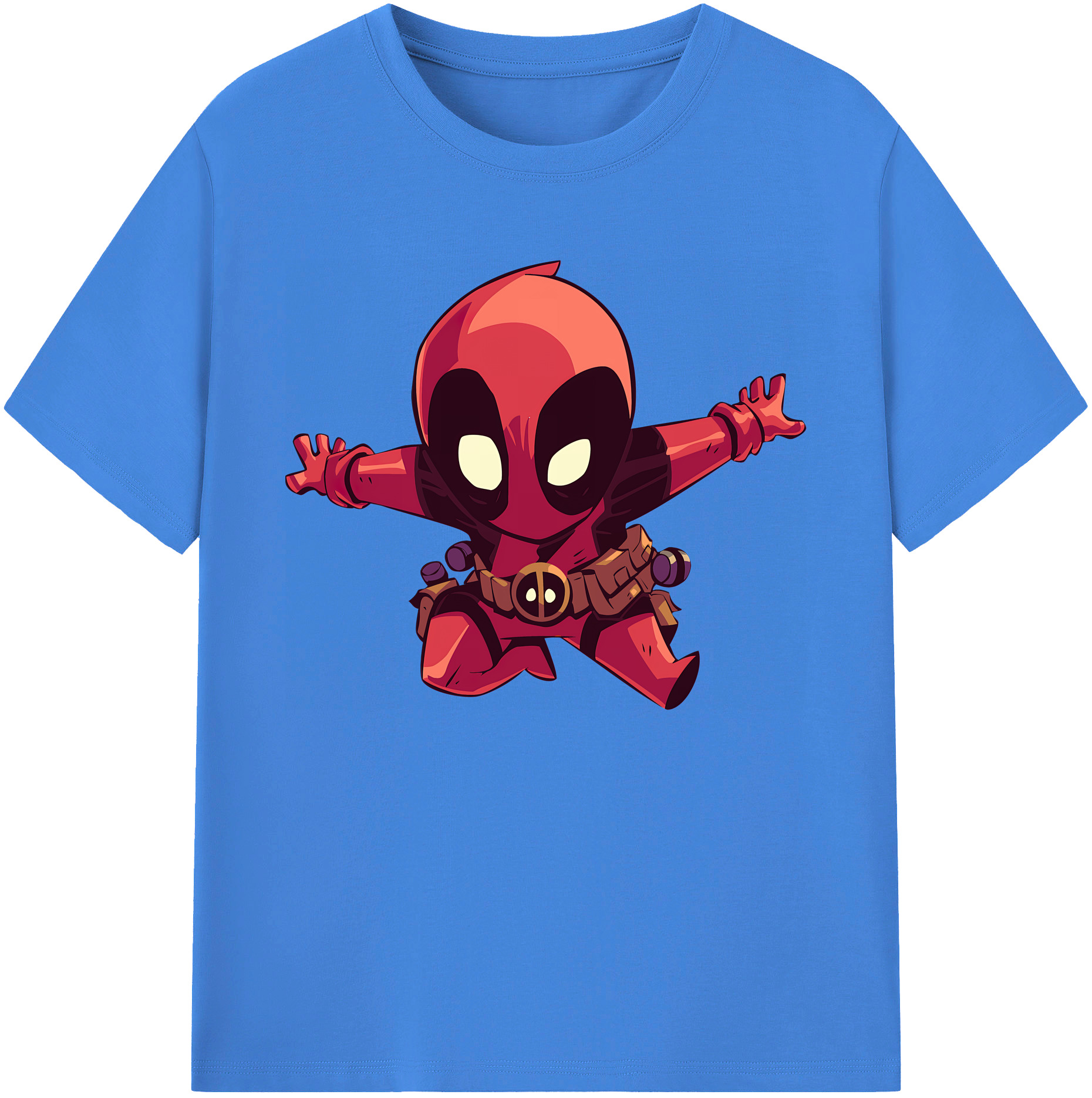 （画像用） Deadpool デッドプール 綿100％ メンズ半袖Tシャツ｜肌触りやわらか＆通気性