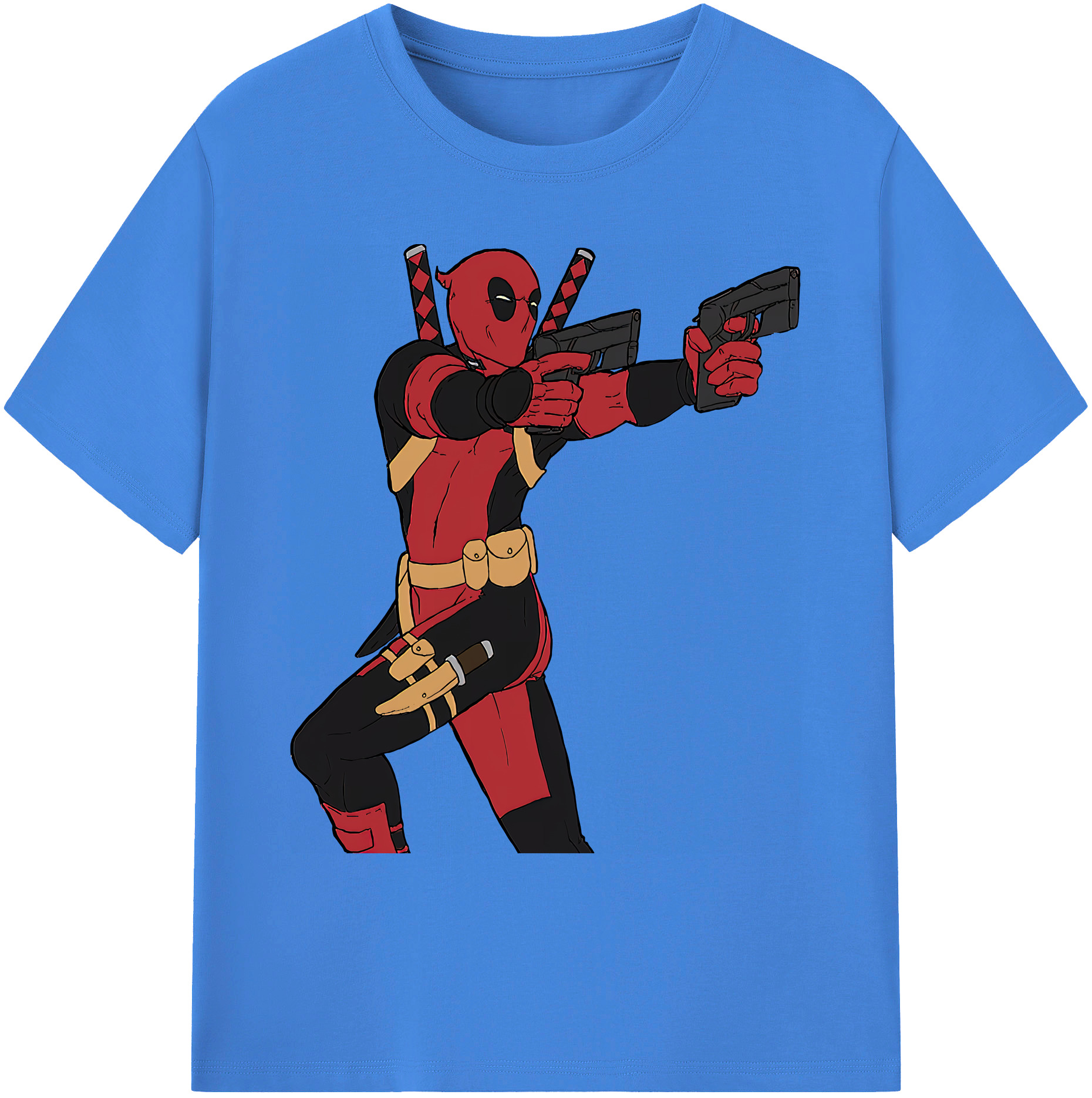 （画像用） Deadpool デッドプール 綿100％ メンズ半袖Tシャツ｜肌触りやわらか＆通気性