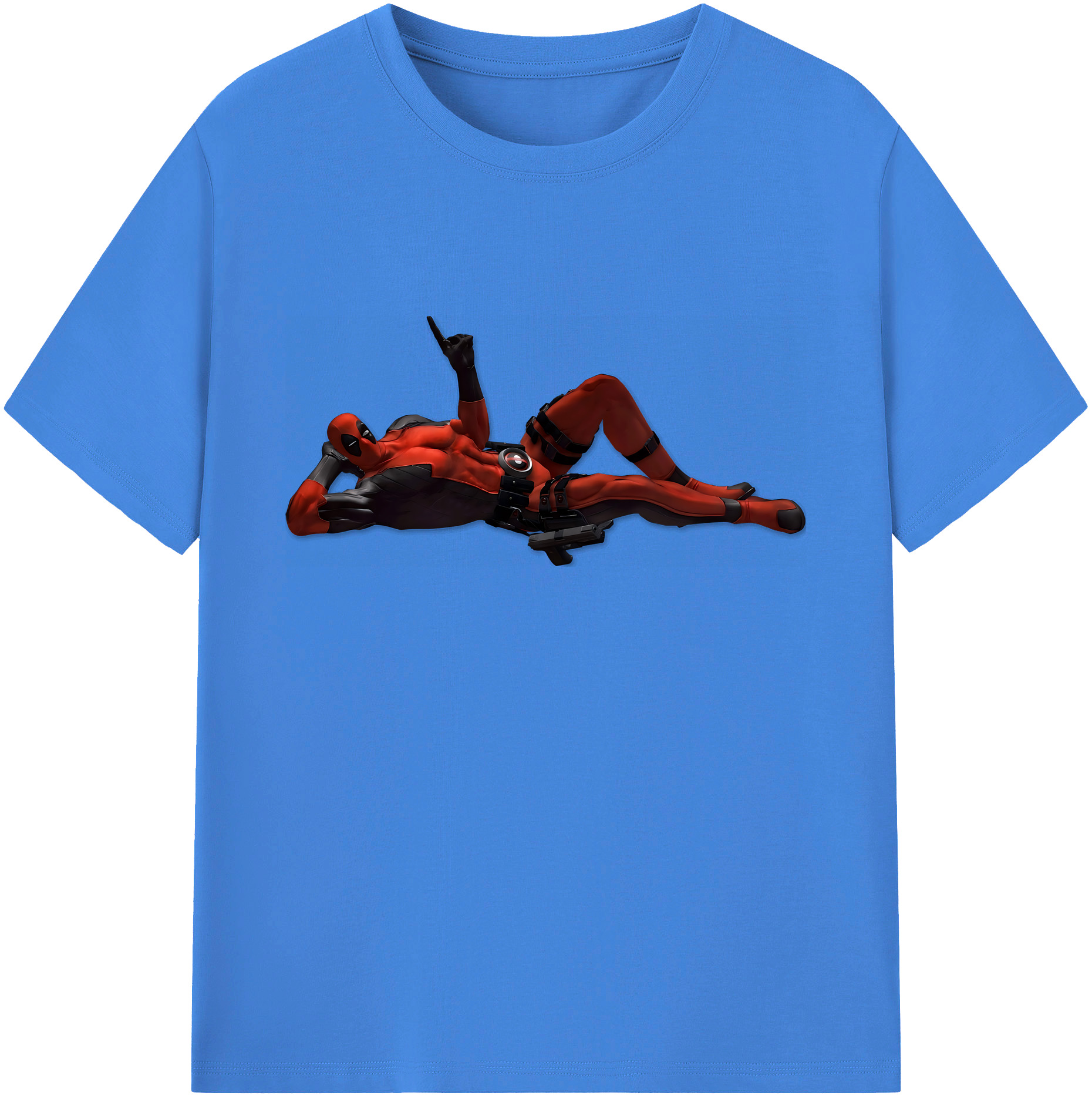 （画像用） Deadpool デッドプール 綿100％ メンズ半袖Tシャツ｜肌触りやわらか＆通気性