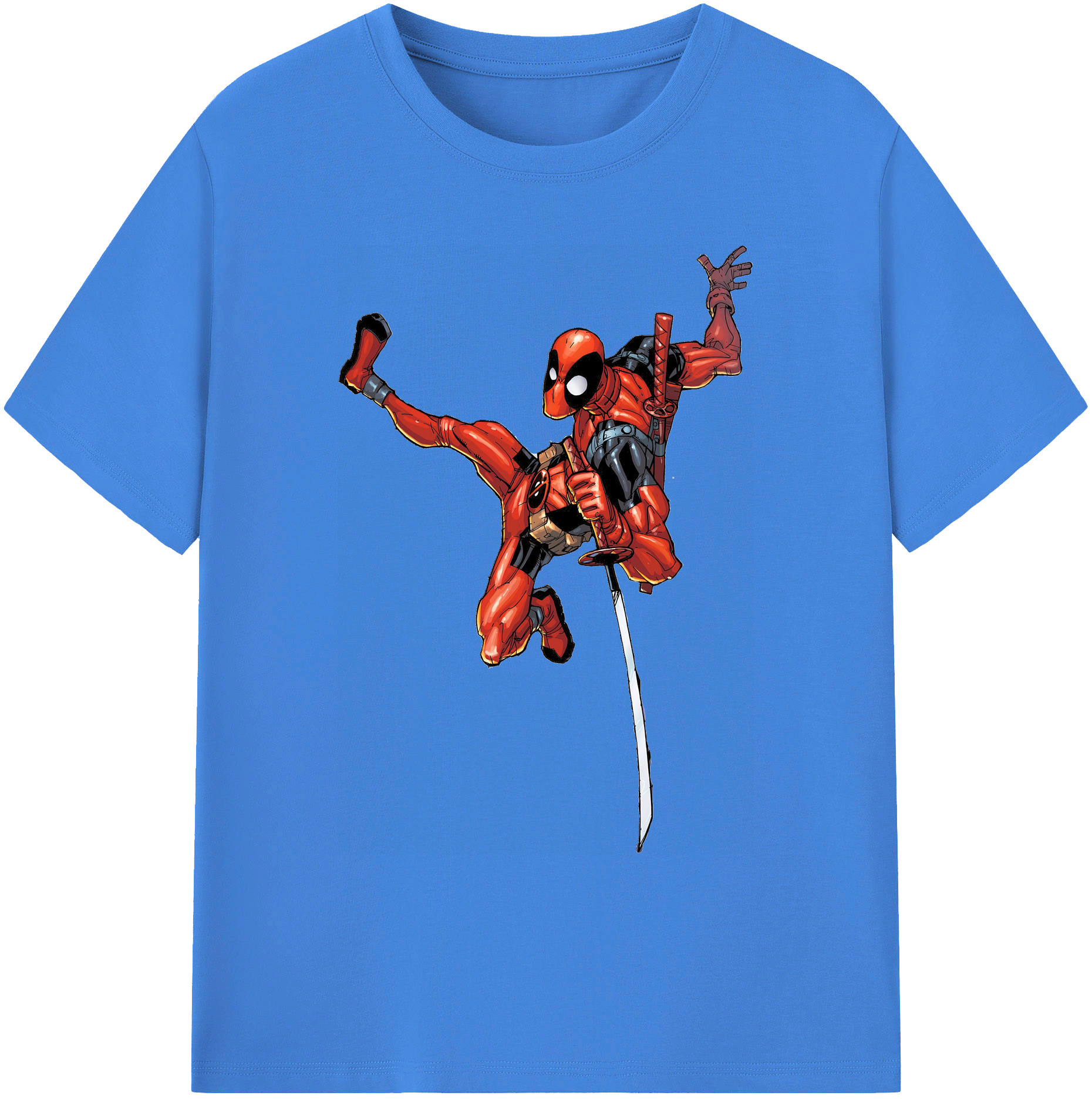 （画像用） Deadpool デッドプール 綿100％ メンズ半袖Tシャツ｜肌触りやわらか＆通気性