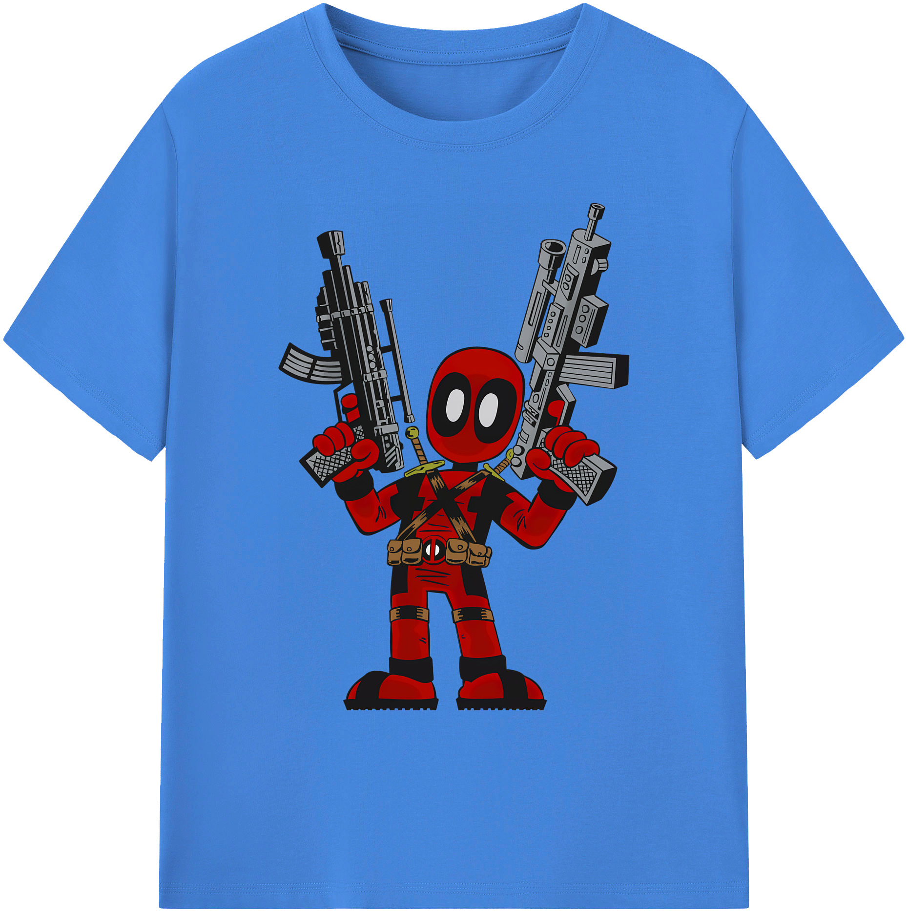 （画像用） Deadpool デッドプール 綿100％ メンズ半袖Tシャツ｜肌触りやわらか＆通気性