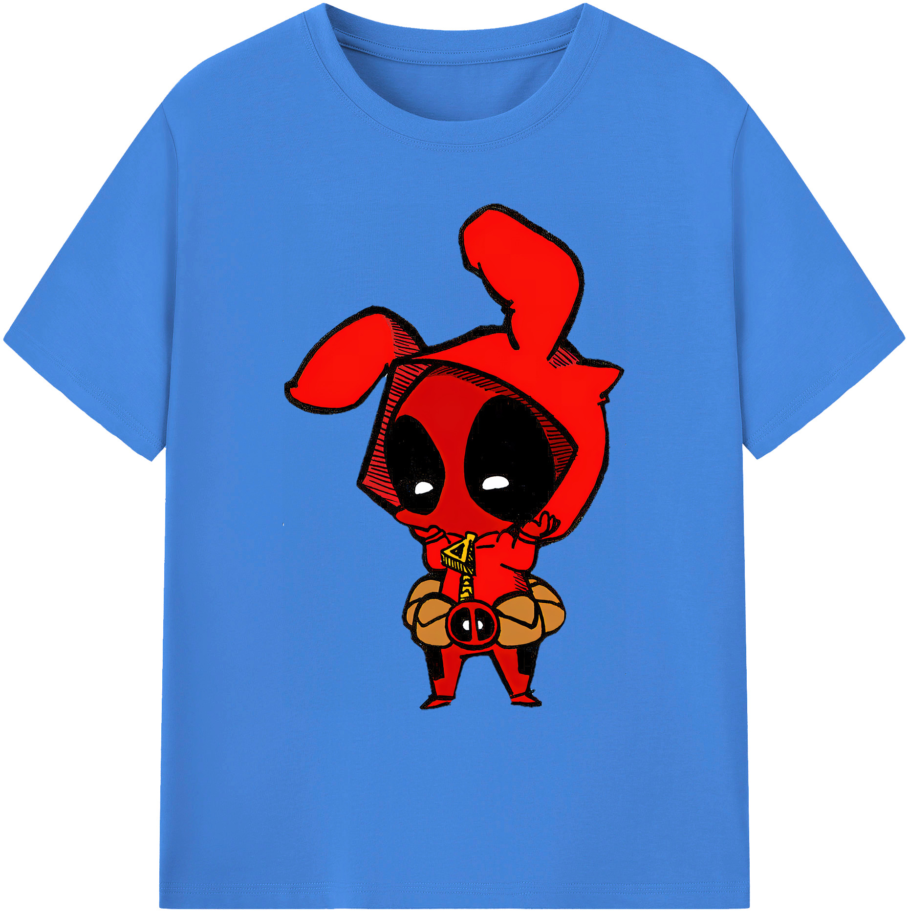 （画像用） Deadpool デッドプール 綿100％ メンズ半袖Tシャツ｜肌触りやわらか＆通気性