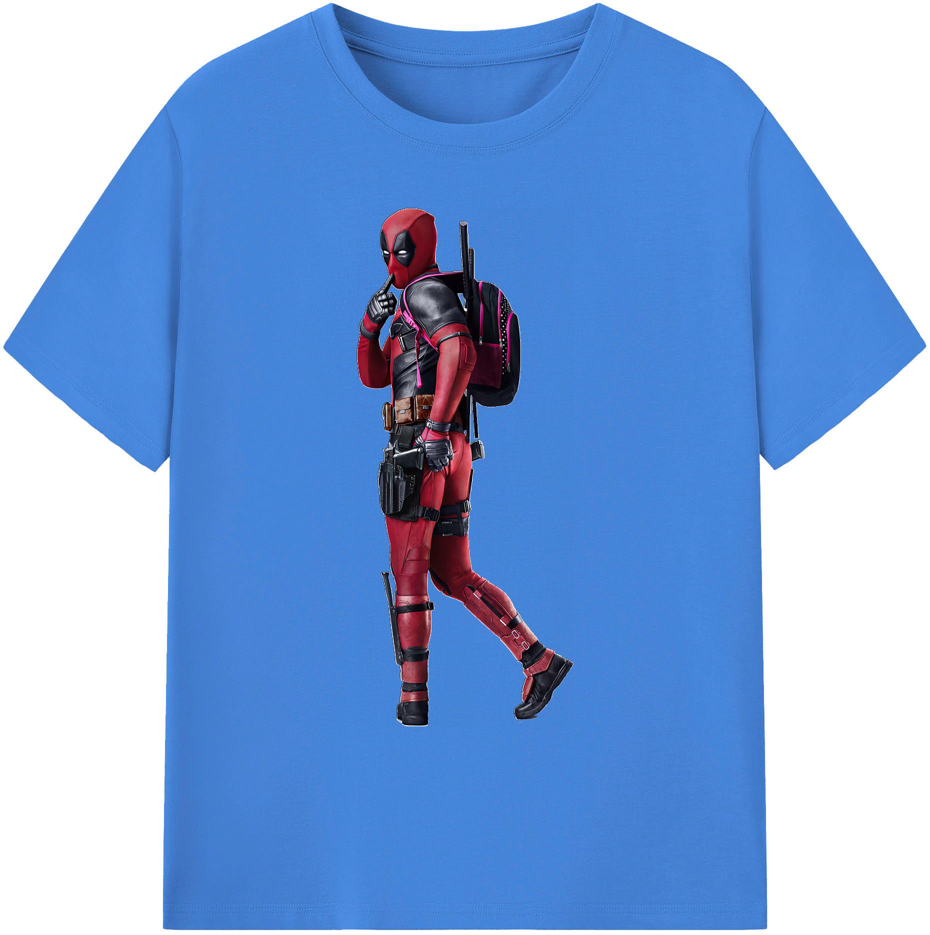 （画像用） Deadpool デッドプール 綿100％ メンズ半袖Tシャツ｜肌触りやわらか＆通気性