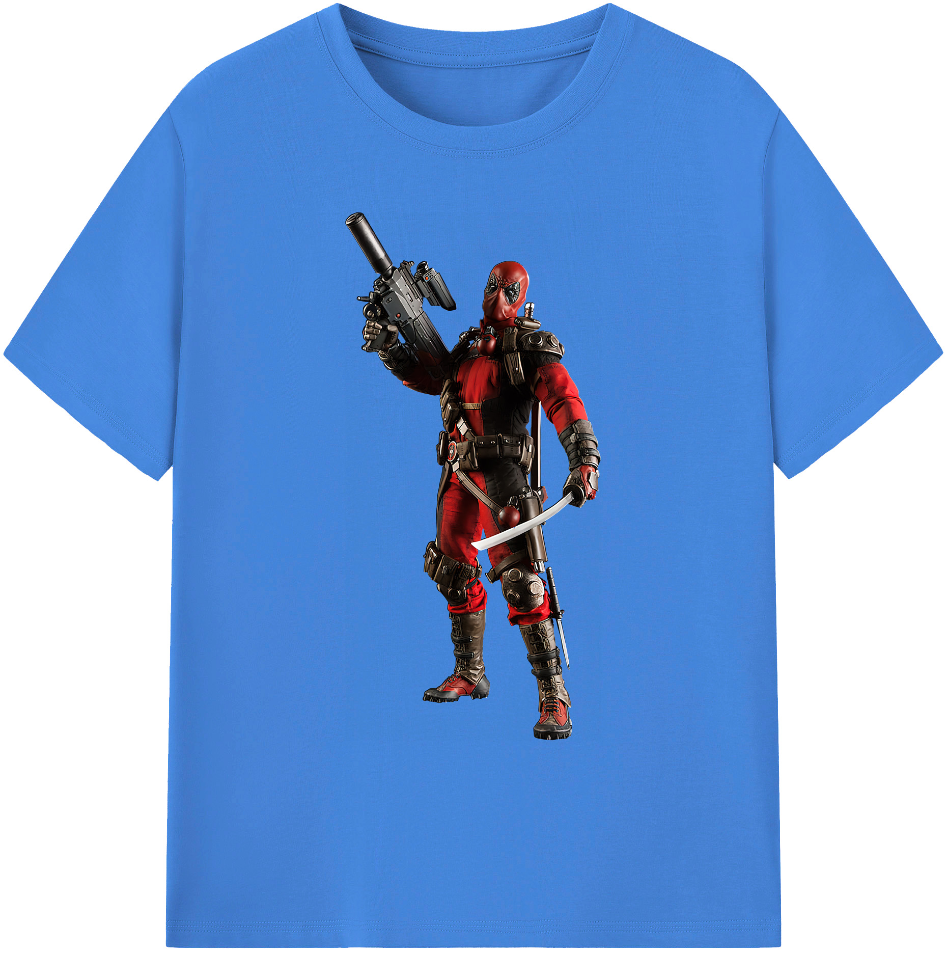 （画像用） Deadpool デッドプール 綿100％ メンズ半袖Tシャツ｜肌触りやわらか＆通気性