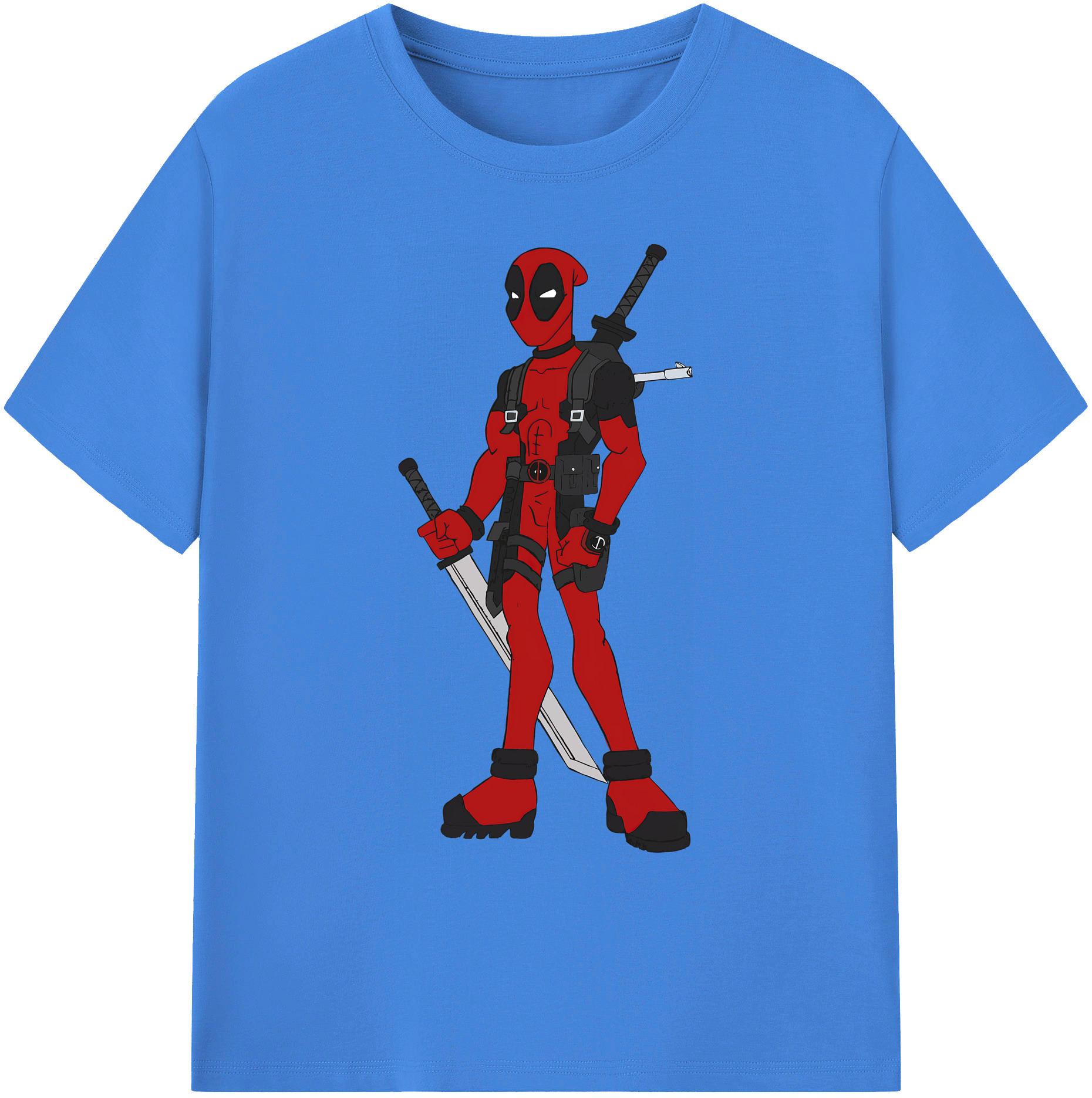 （画像用） Deadpool デッドプール 綿100％ メンズ半袖Tシャツ｜肌触りやわらか＆通気性