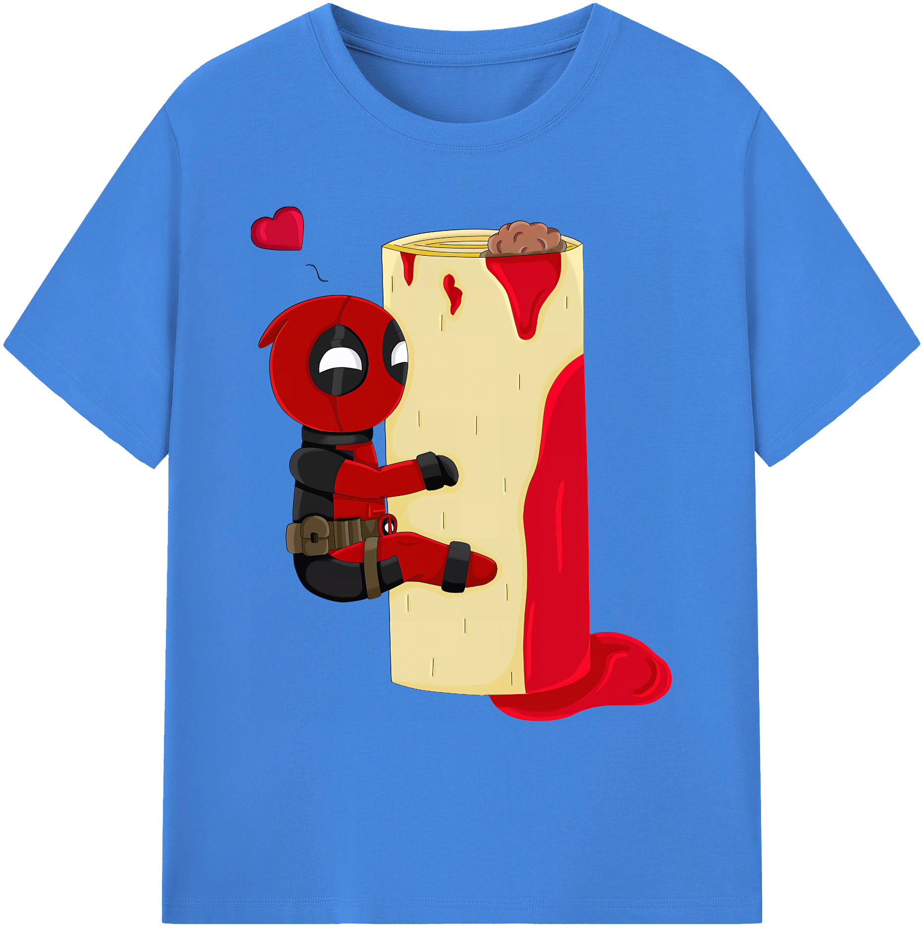 （画像用） Deadpool デッドプール 綿100％ メンズ半袖Tシャツ｜肌触りやわらか＆通気性