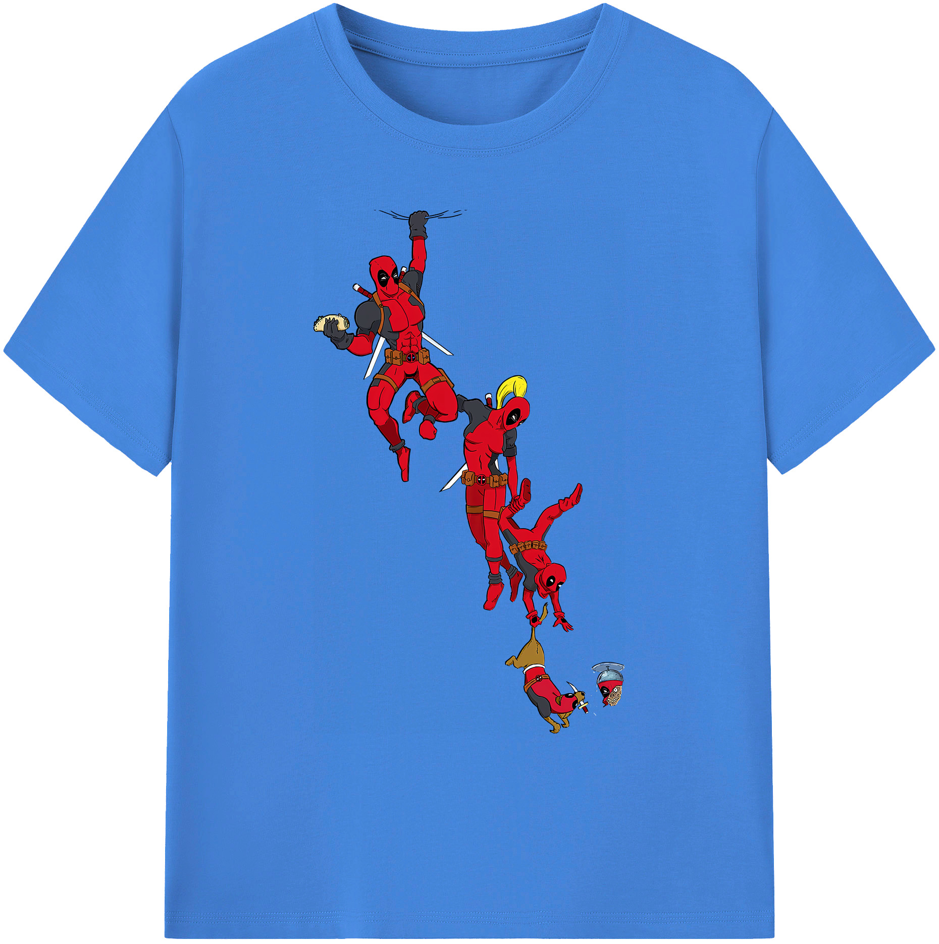 （画像用） Deadpool デッドプール 綿100％ メンズ半袖Tシャツ｜肌触りやわらか＆通気性