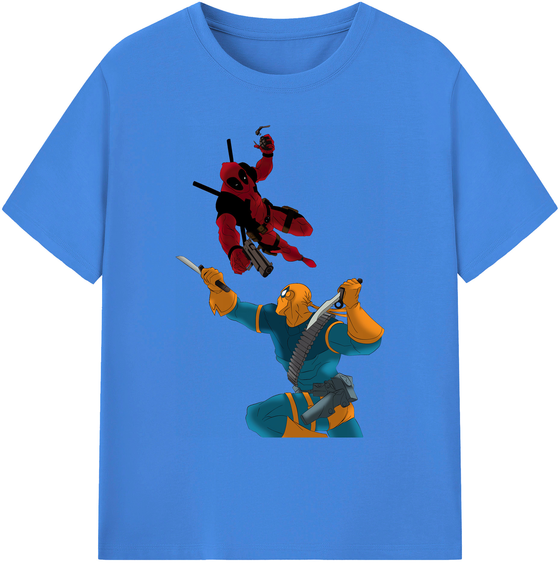 （画像用） Deadpool デッドプール 綿100％ メンズ半袖Tシャツ｜肌触りやわらか＆通気性