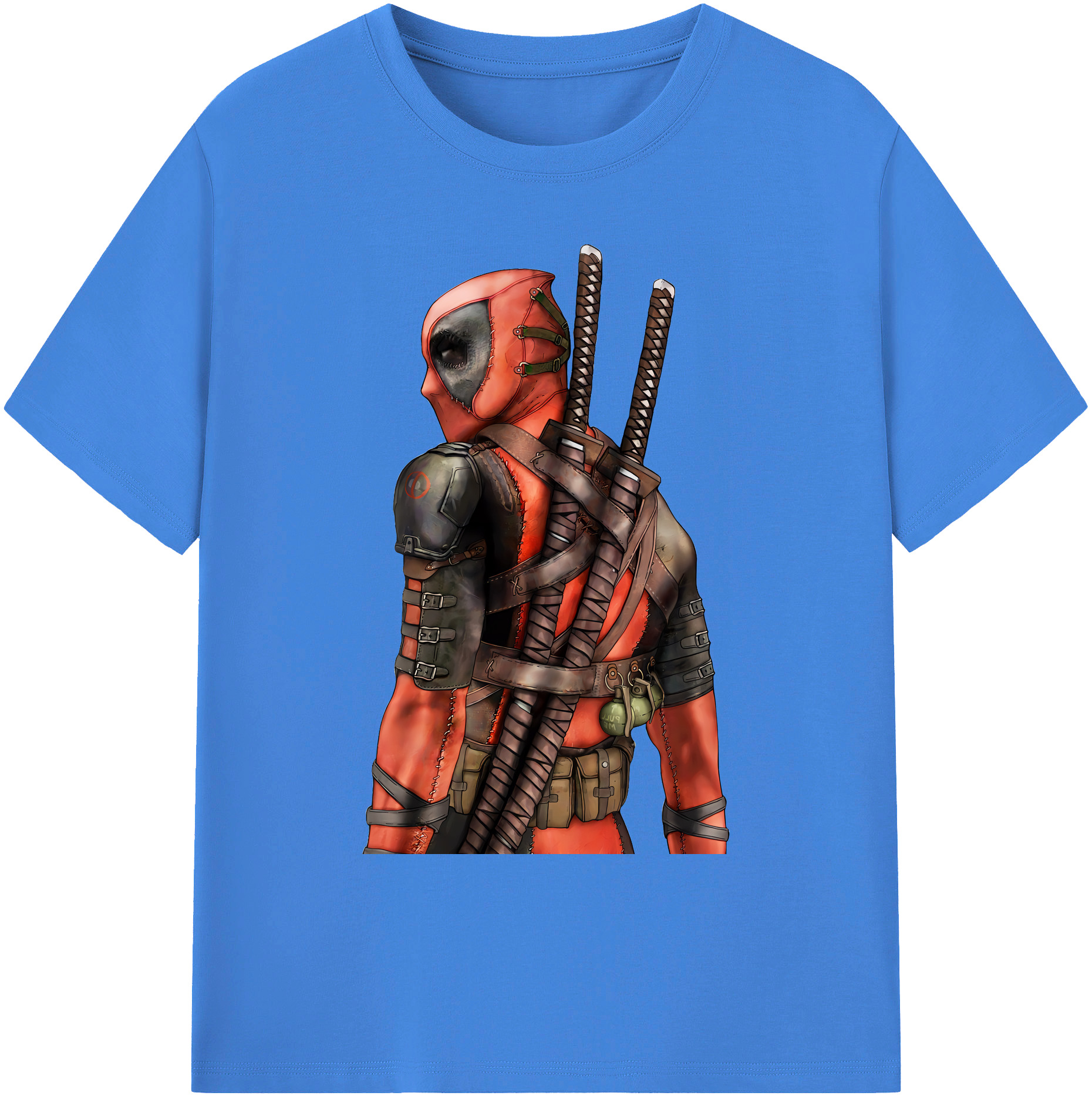 （画像用） Deadpool デッドプール 綿100％ メンズ半袖Tシャツ｜肌触りやわらか＆通気性