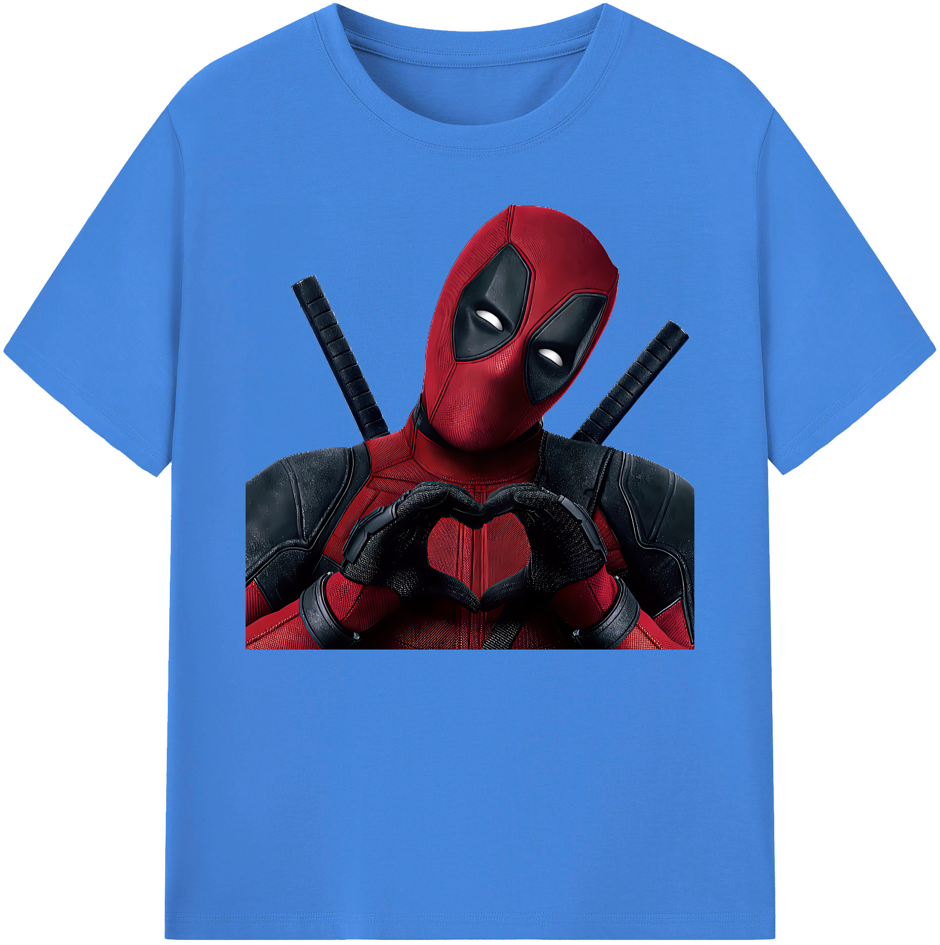 （画像用） Deadpool デッドプール 綿100％ メンズ半袖Tシャツ｜肌触りやわらか＆通気性