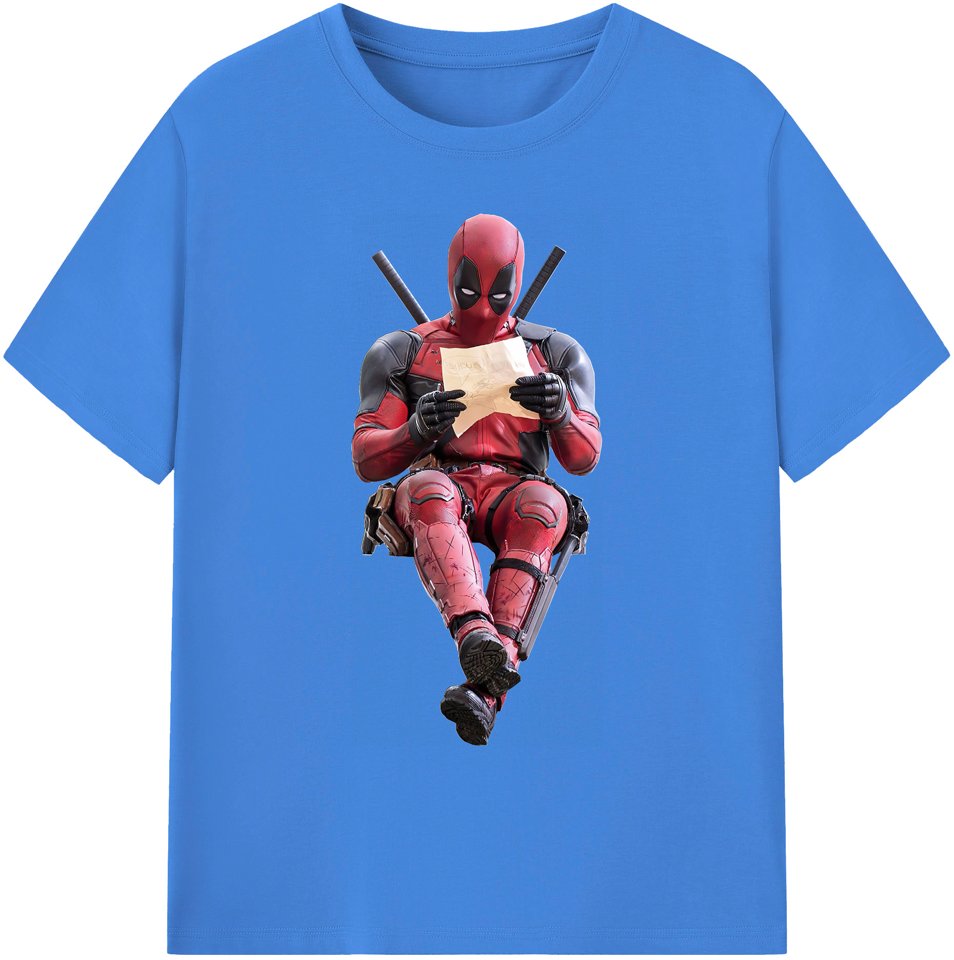 （画像用） Deadpool デッドプール 綿100％ メンズ半袖Tシャツ｜肌触りやわらか＆通気性