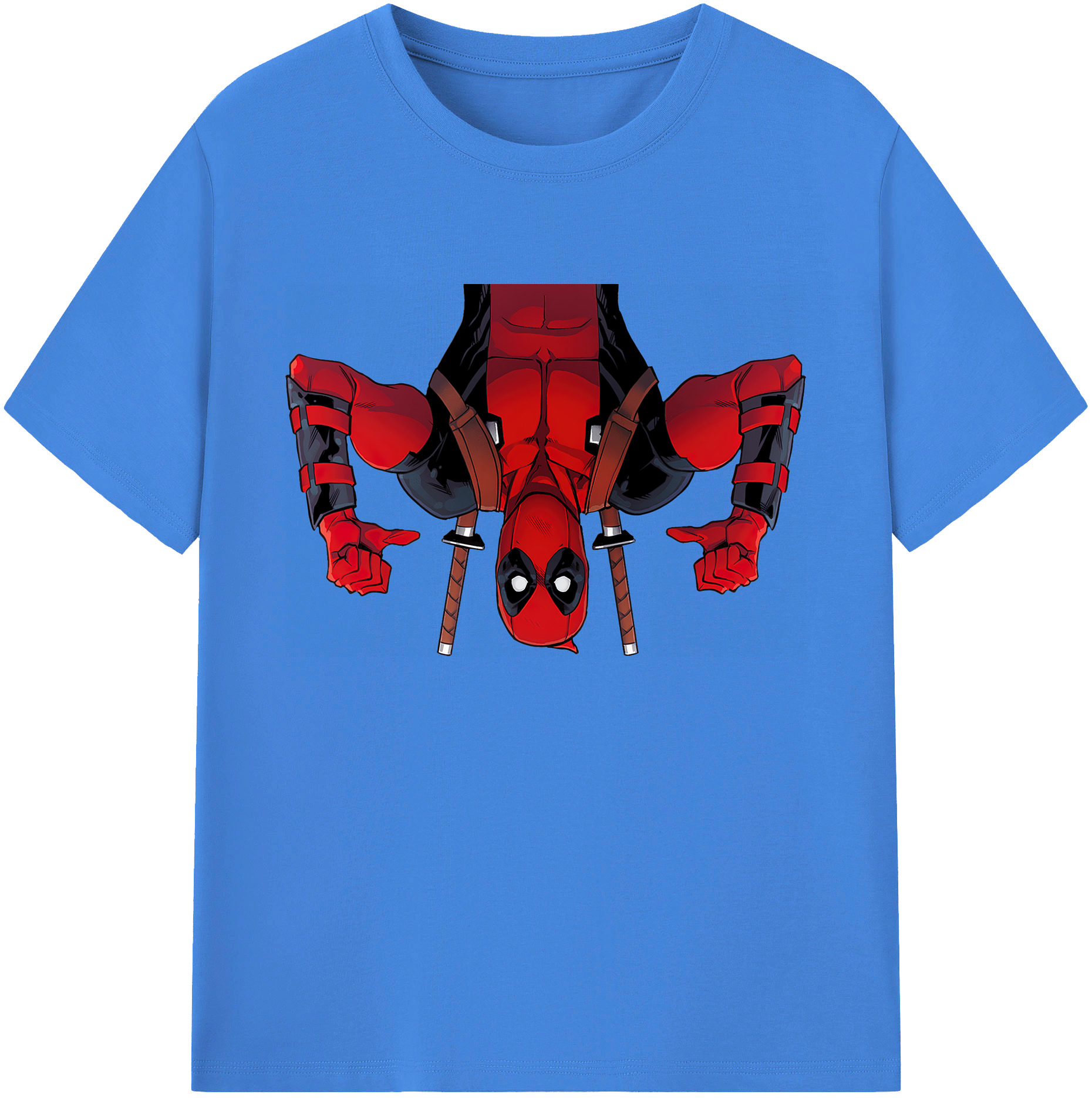 （画像用） Deadpool デッドプール 綿100％ メンズ半袖Tシャツ｜肌触りやわらか＆通気性