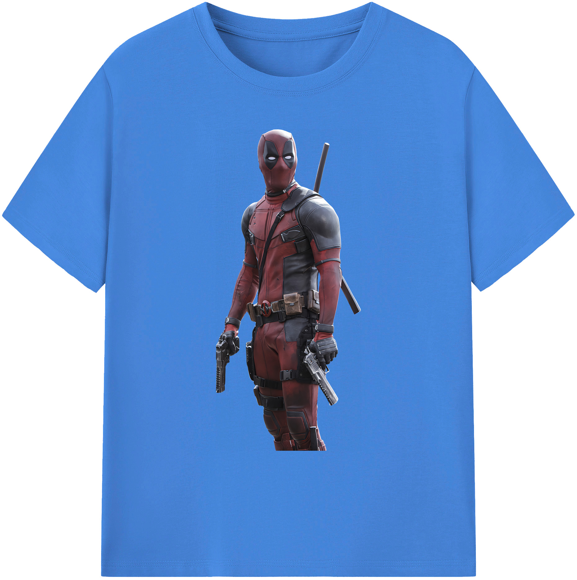 （画像用） Deadpool デッドプール 綿100％ メンズ半袖Tシャツ｜肌触りやわらか＆通気性