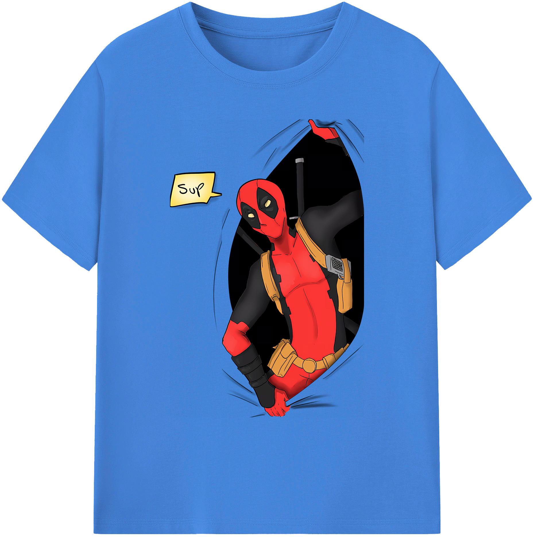 （画像用） Deadpool デッドプール 綿100％ メンズ半袖Tシャツ｜肌触りやわらか＆通気性
