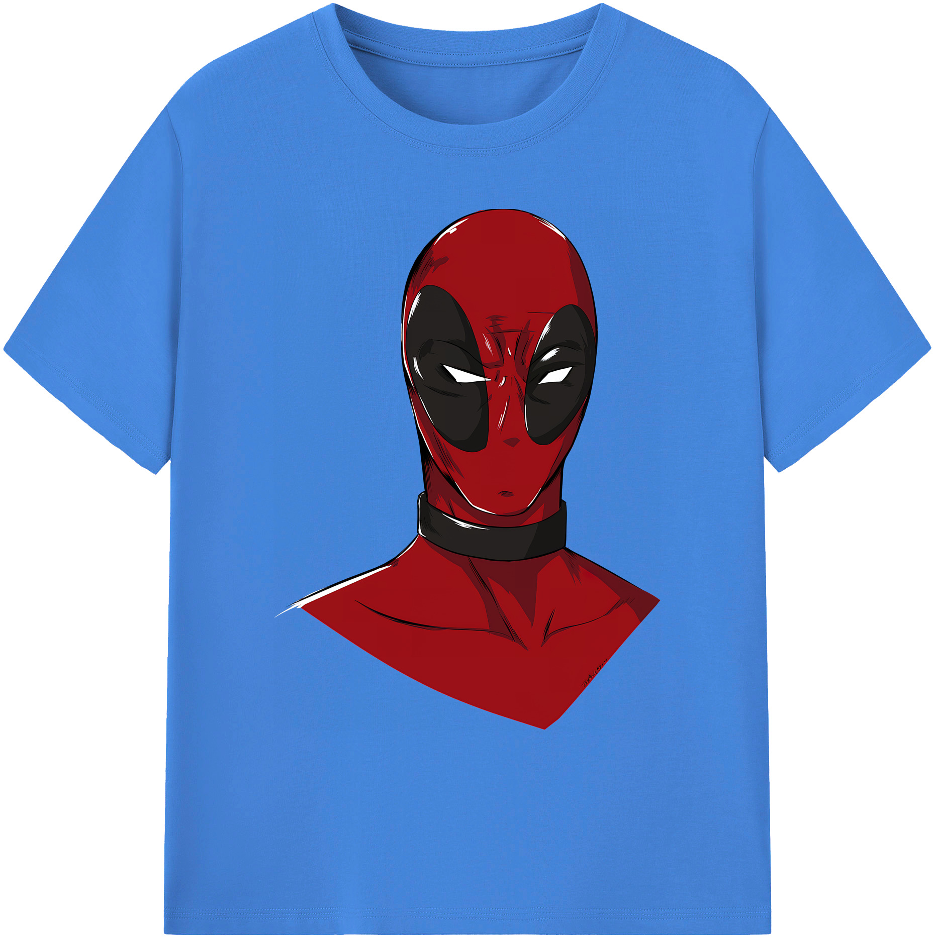 （画像用） Deadpool デッドプール 綿100％ メンズ半袖Tシャツ｜肌触りやわらか＆通気性