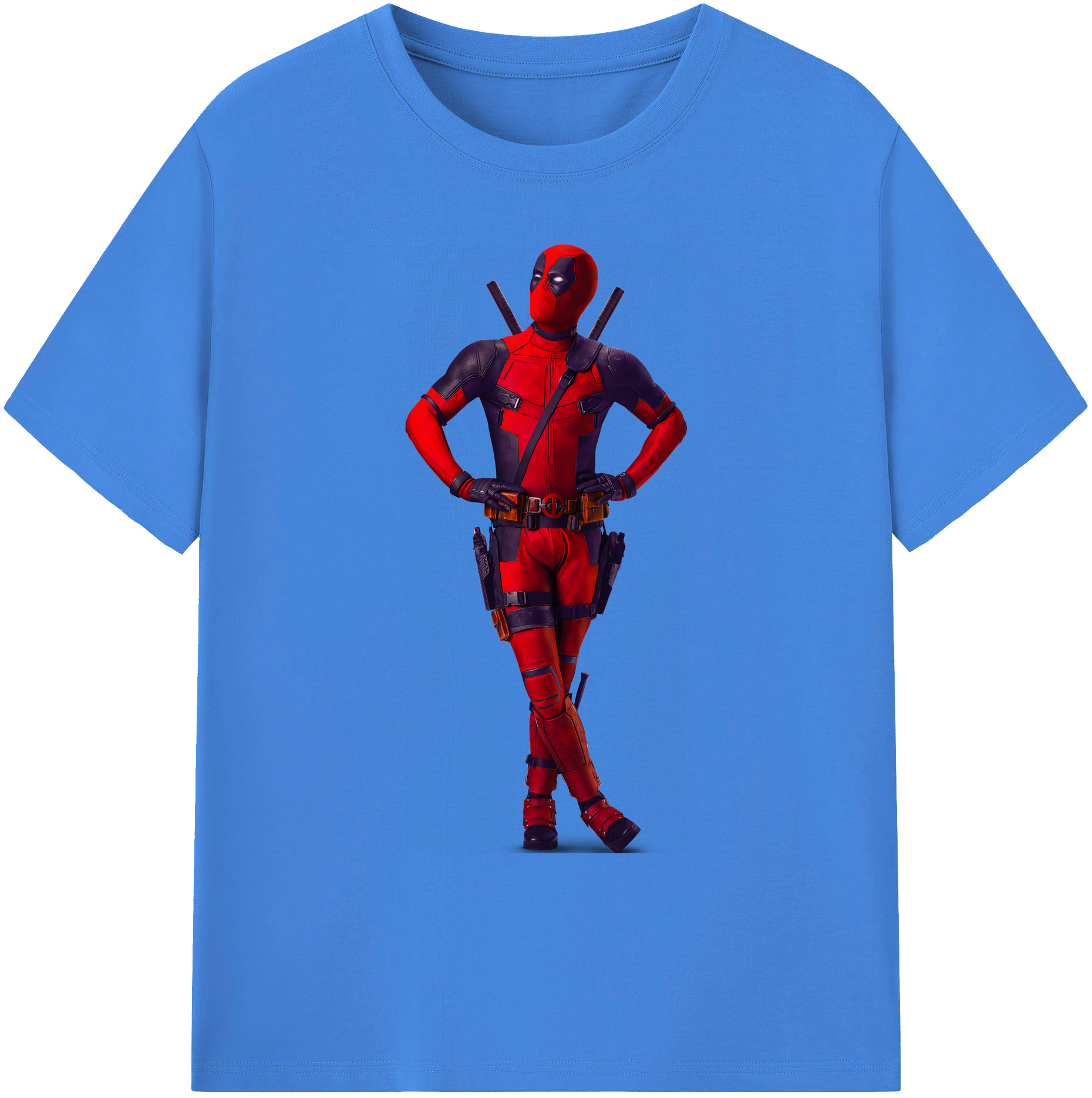 （画像用） Deadpool デッドプール 綿100％ メンズ半袖Tシャツ｜肌触りやわらか＆通気性