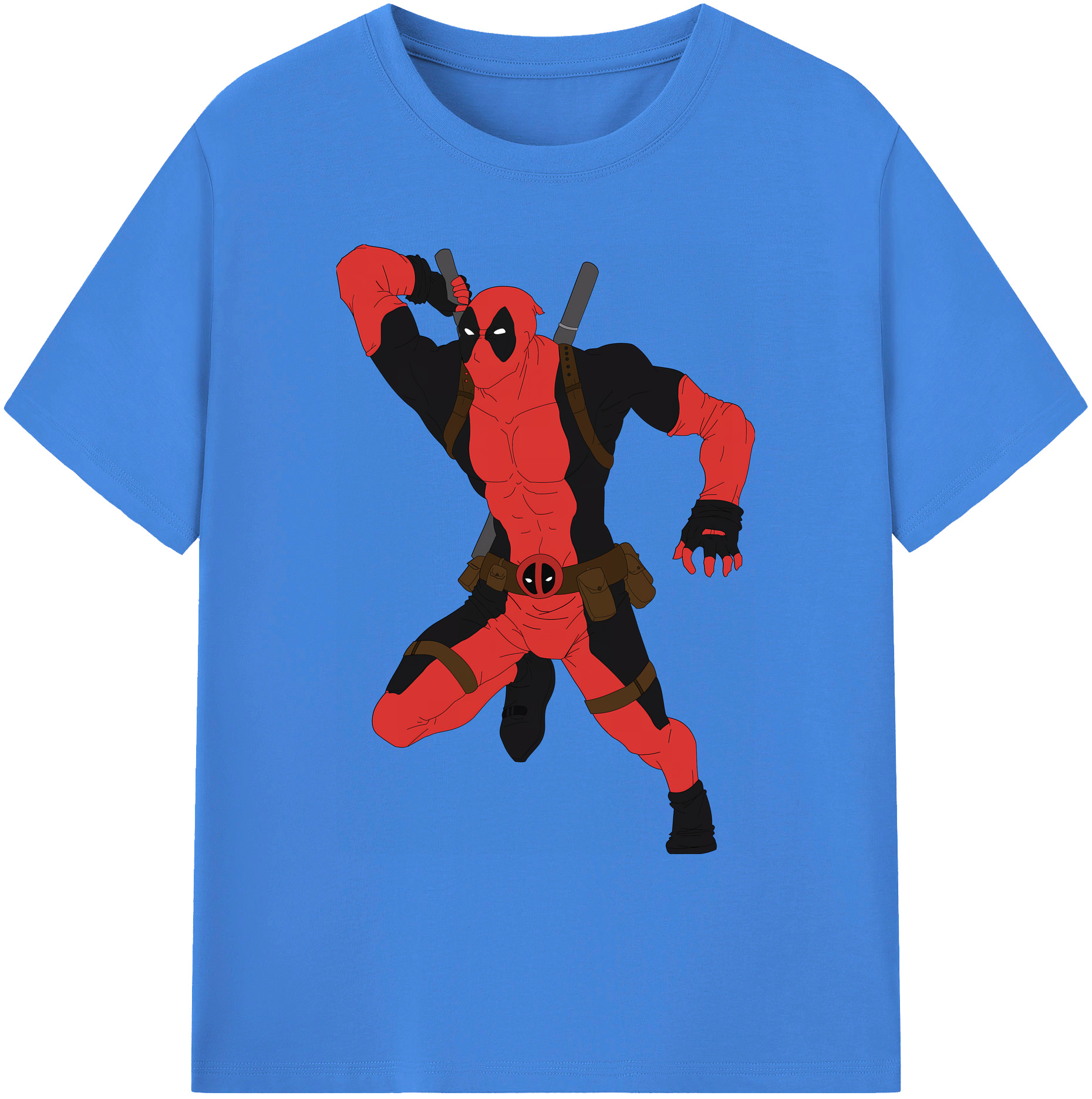 （画像用） Deadpool デッドプール 綿100％ メンズ半袖Tシャツ｜肌触りやわらか＆通気性