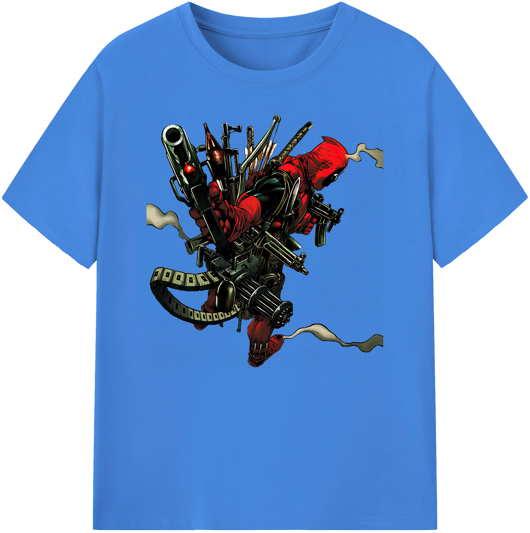 （画像用） Deadpool デッドプール 綿100％ メンズ半袖Tシャツ｜肌触りやわらか＆通気性
