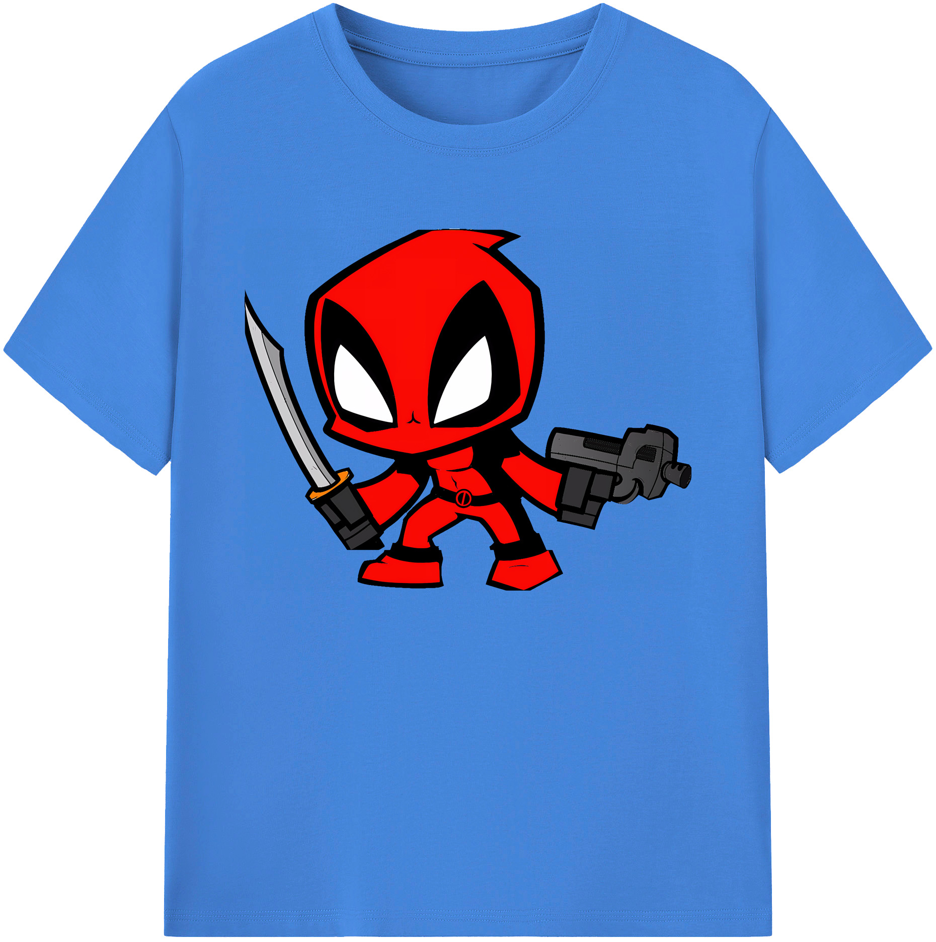 （画像用） Deadpool デッドプール 綿100％ メンズ半袖Tシャツ｜肌触りやわらか＆通気性