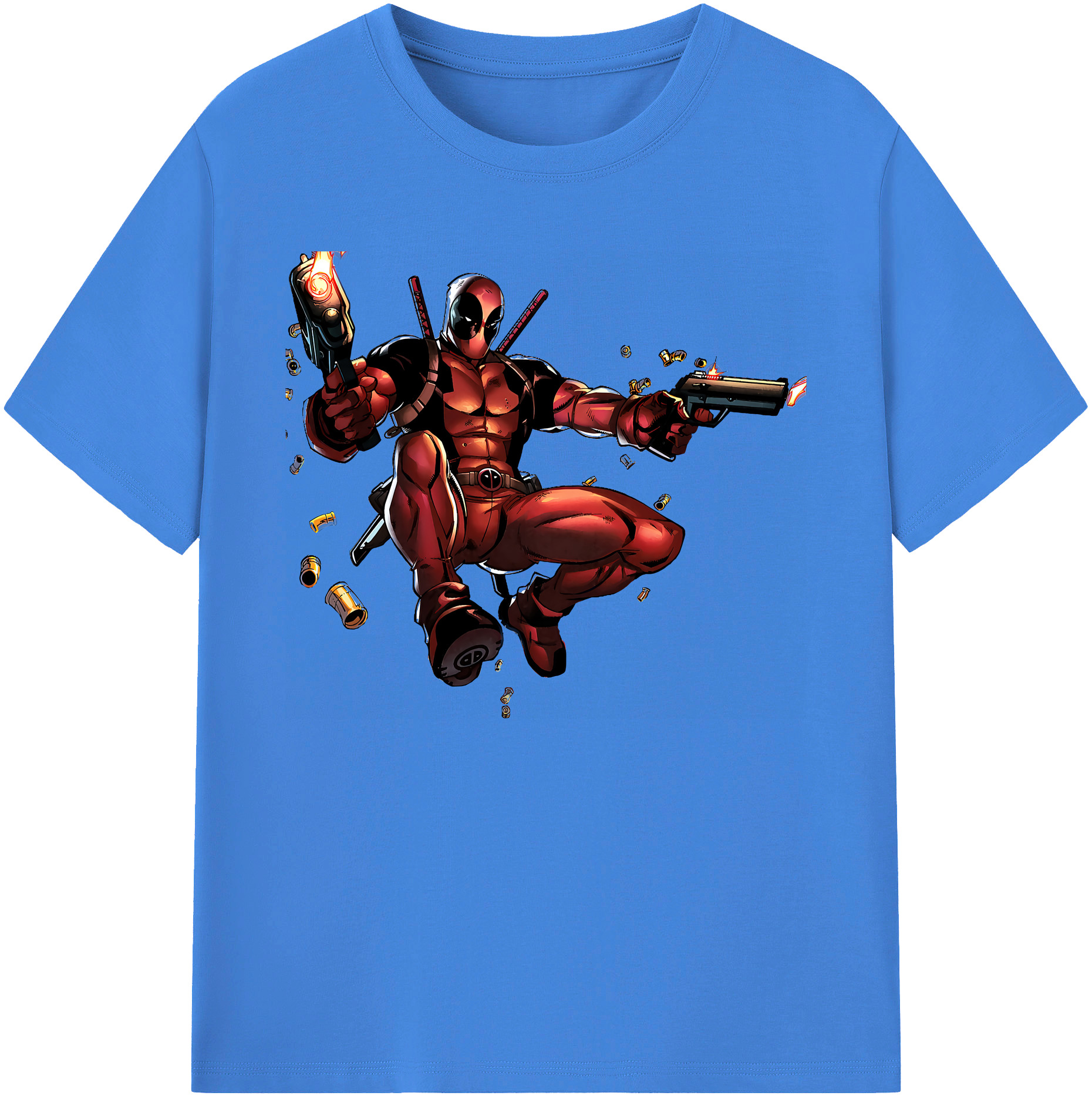 （画像用） Deadpool デッドプール 綿100％ メンズ半袖Tシャツ｜肌触りやわらか＆通気性